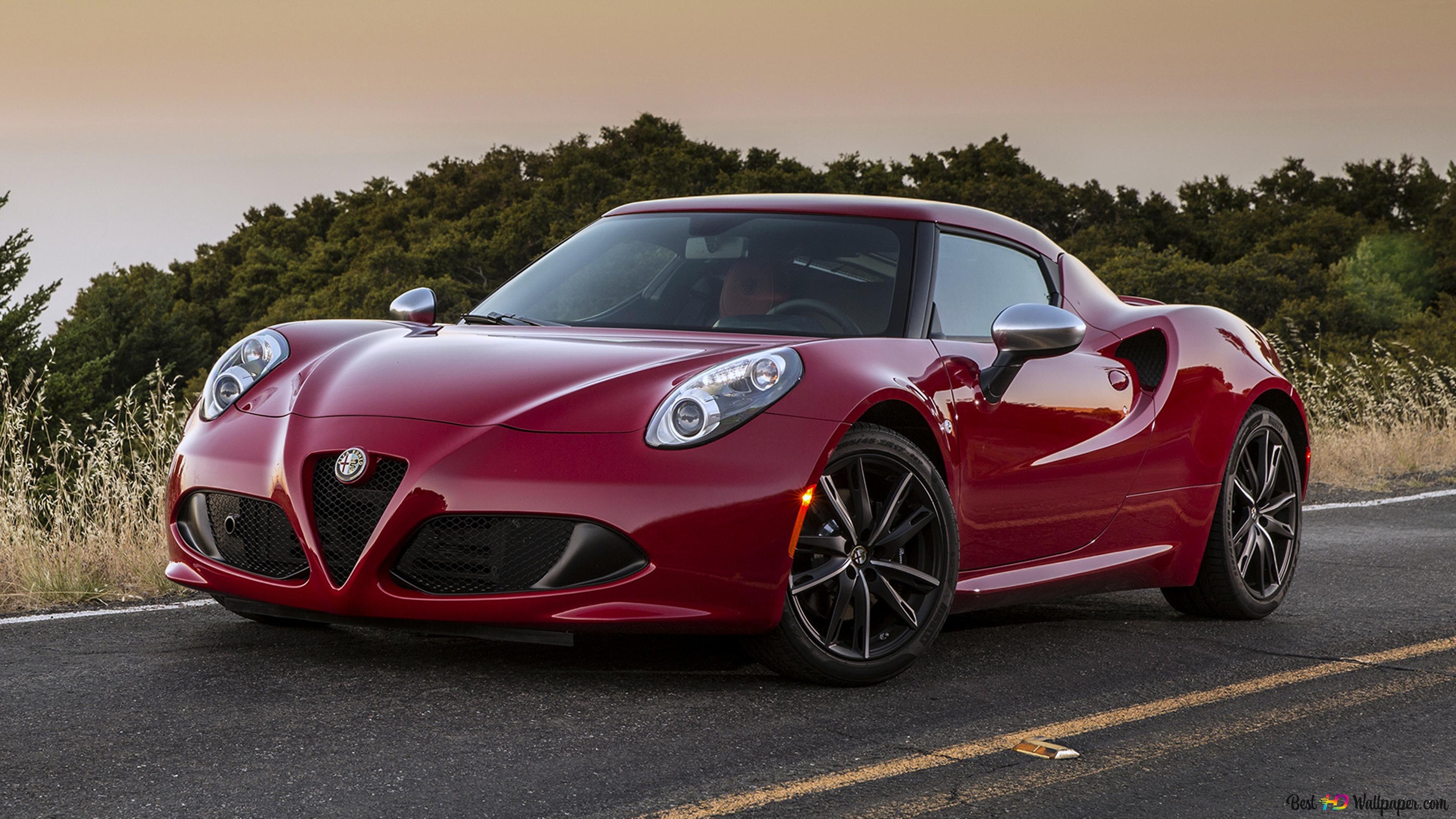 Alfa Romeo 4C 4K wallpaper download