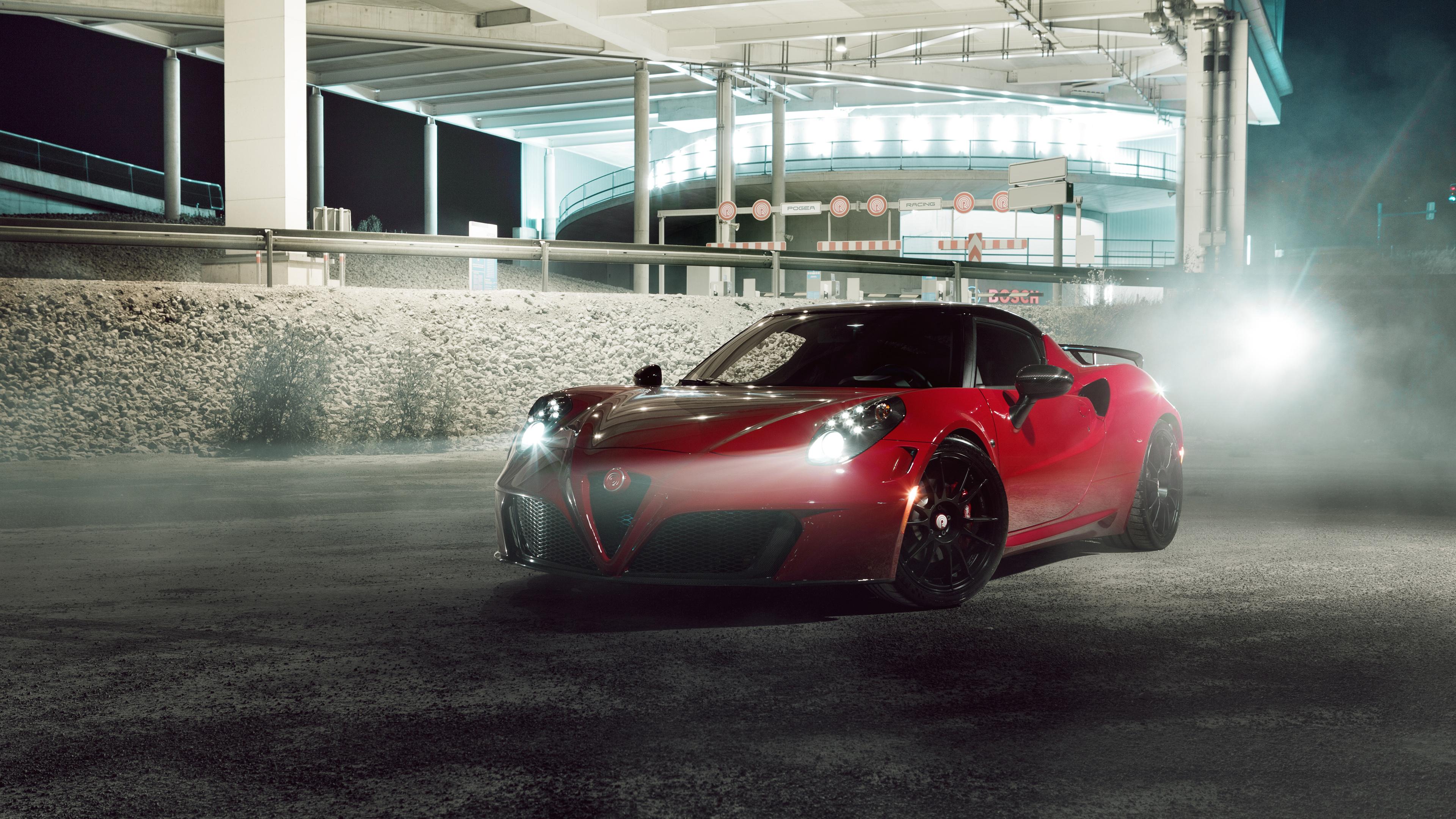 Wallpaper 4k Alfa Romeo 4C By Pogea Racing Wallpaper