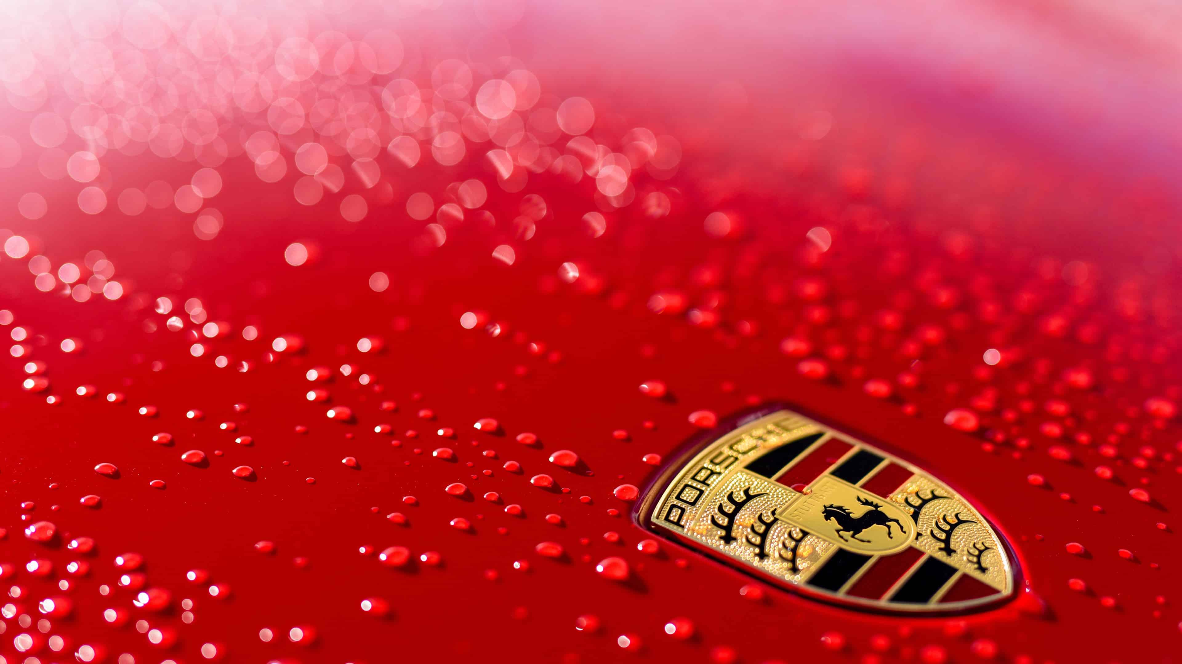 Porsche Logo UHD 4K Wallpaper