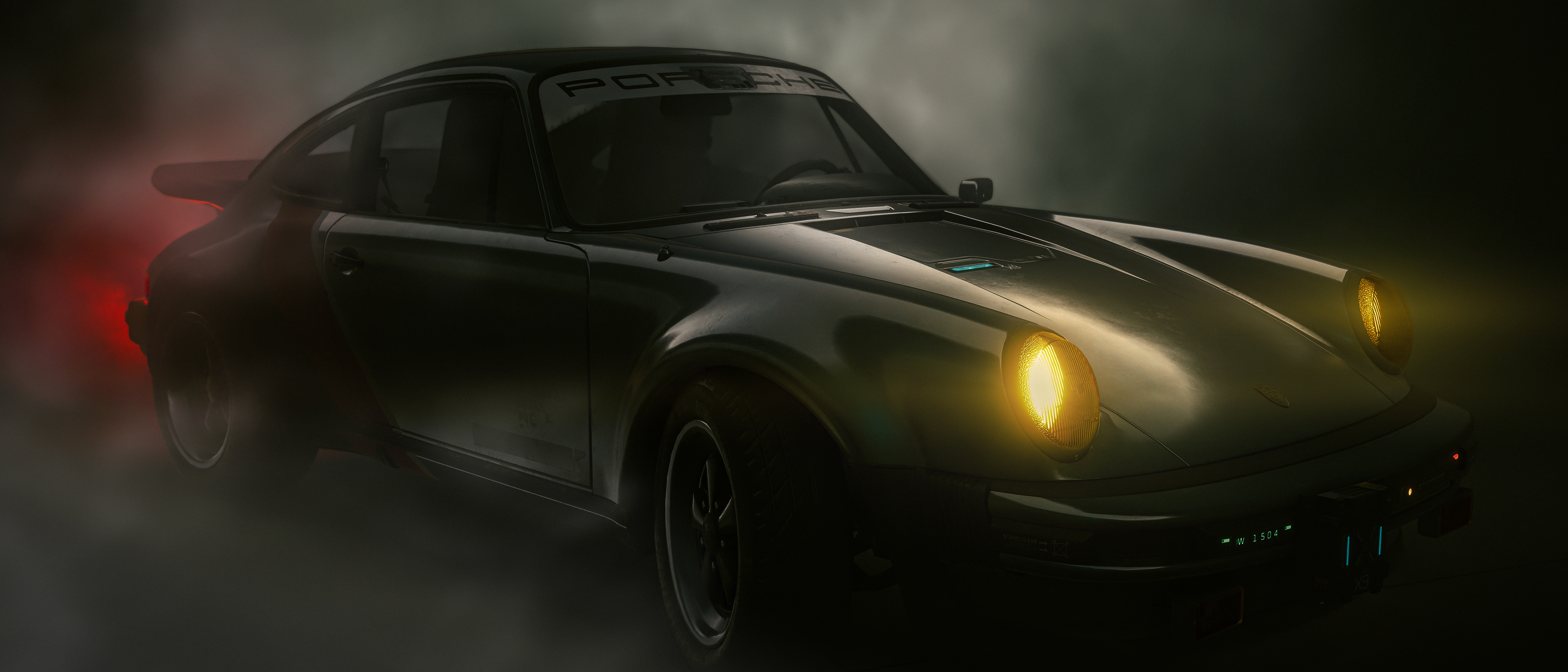 Cyberpunk 2077 Wallpaper 4K, Porsche 911 Turbo, 5K