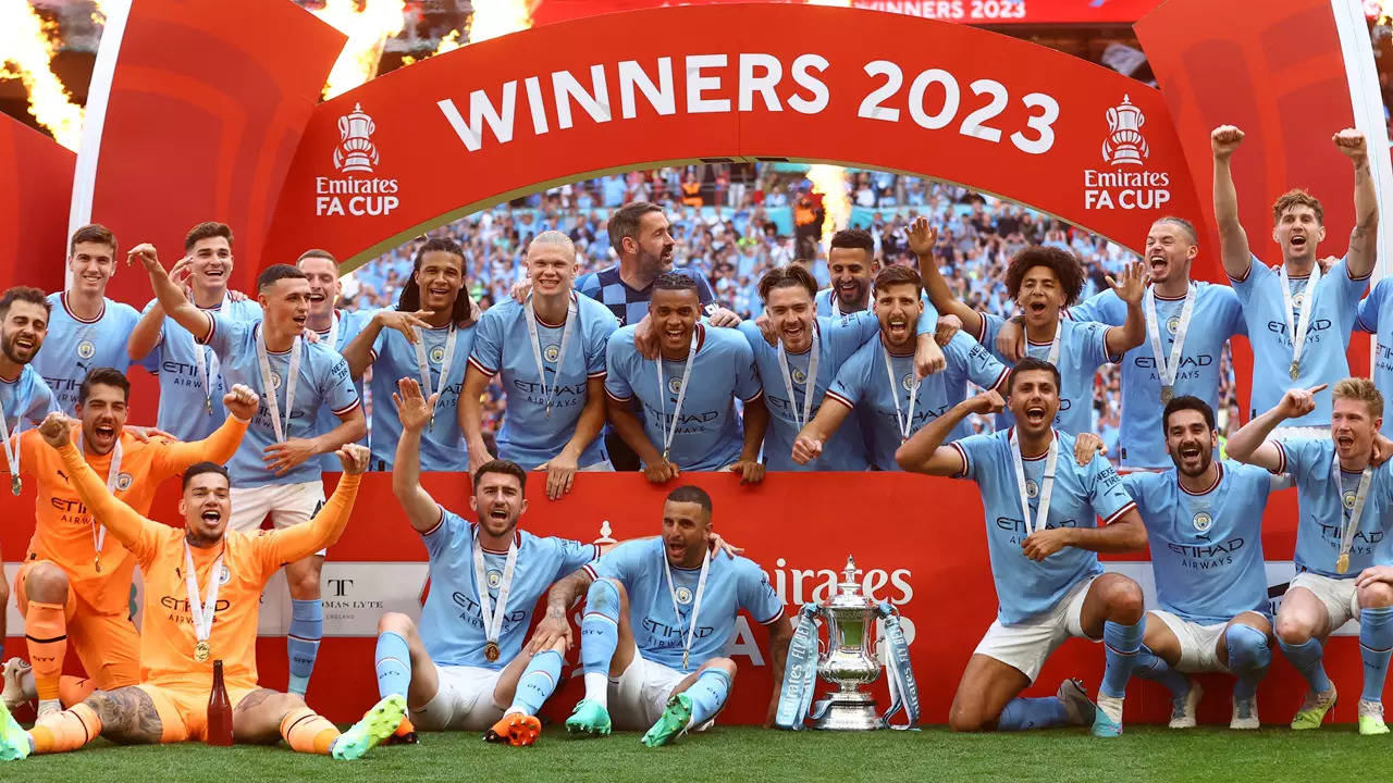 Manchester City beat Manchester United to win FA Cup, close in on historic treble. Football News of India