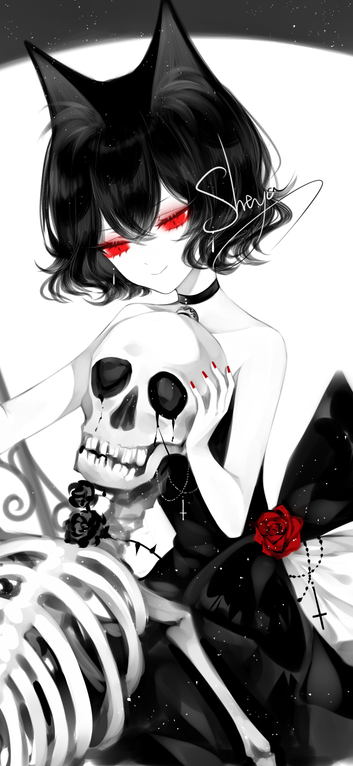 Skeleton anime mobile wallpaper Mobile Walls