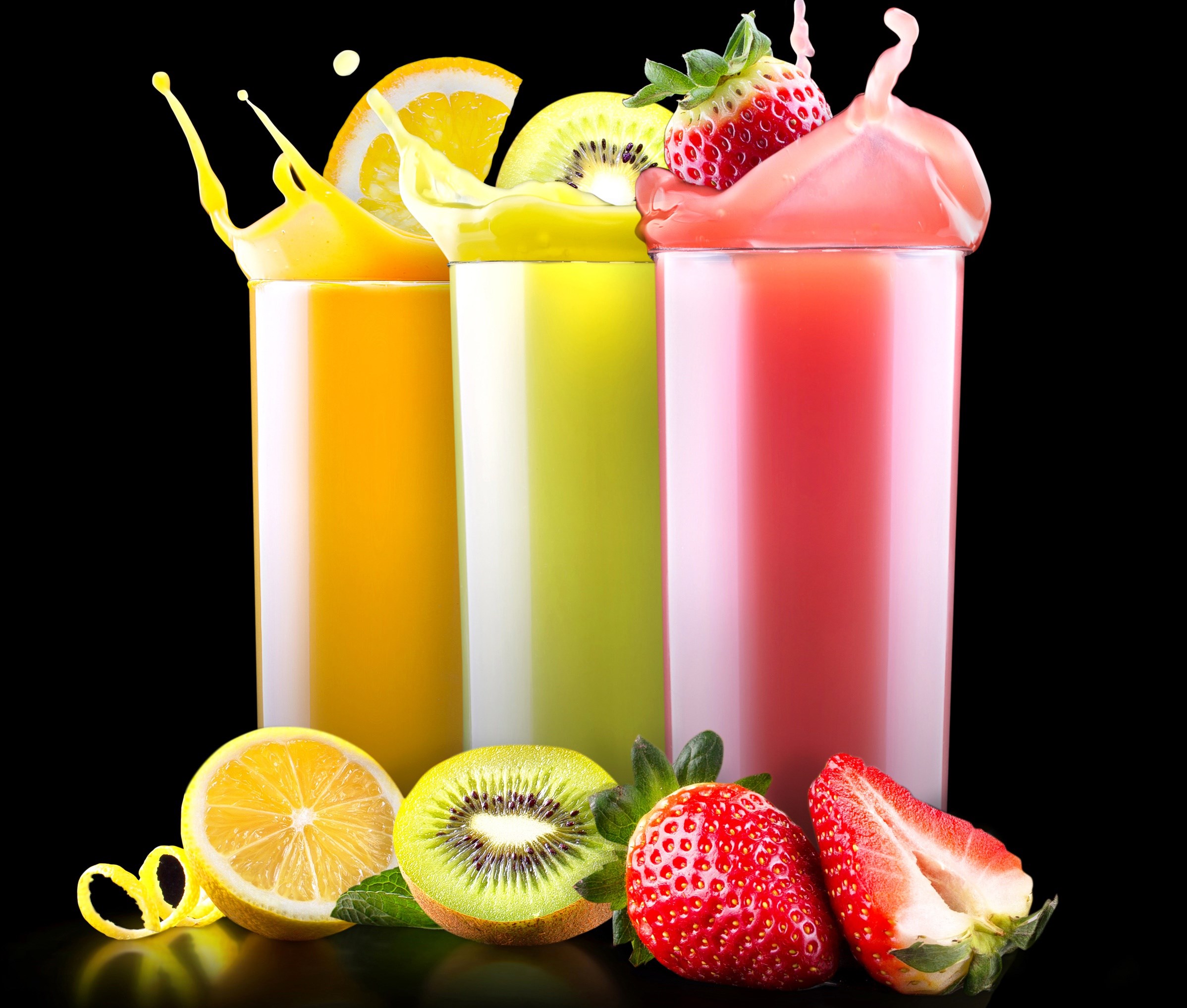 Various Fruits Juices Stock Photo - Download Image Now - Fruit Juice, Juice  - Drink, Fruit - iStock