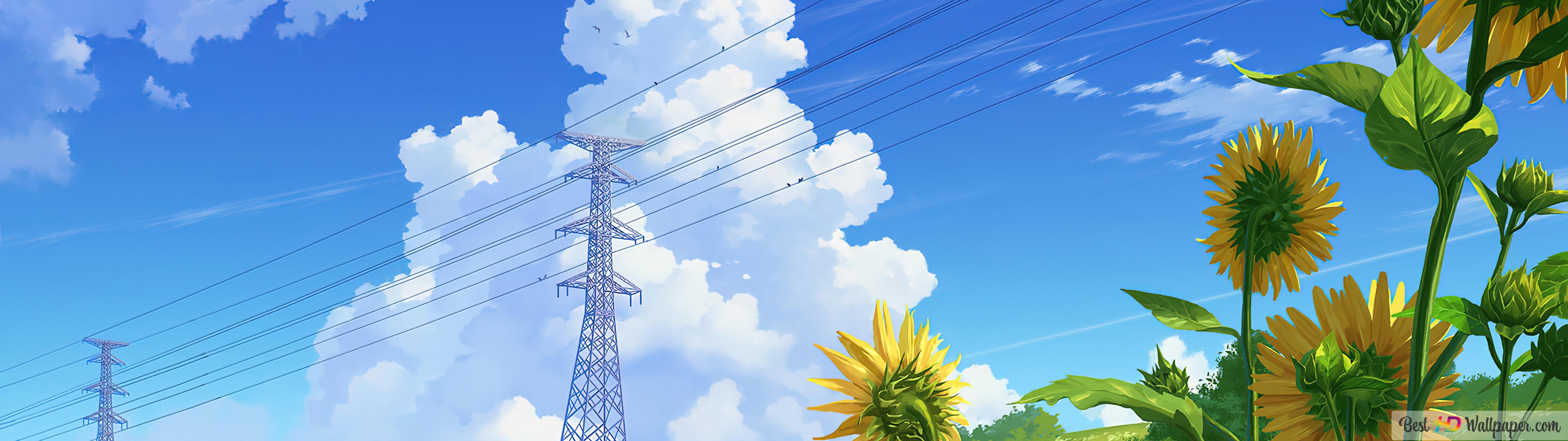 Anime Summer Season 4K wallpaper download