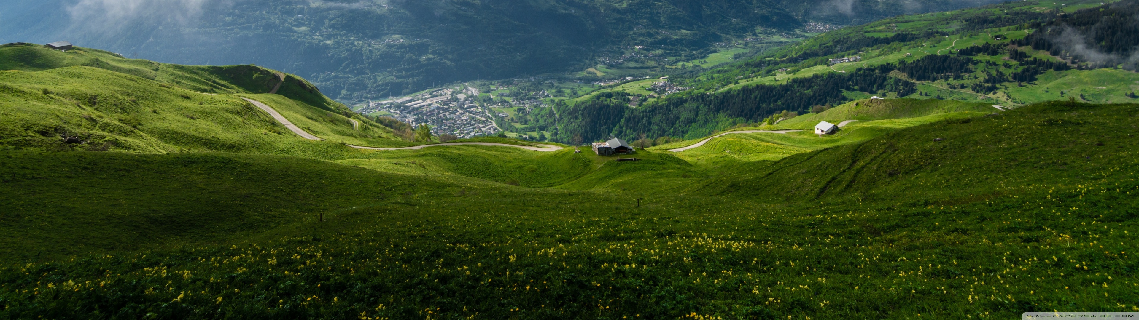 Spring Mountain Landscape Ultra HD Desktop Background Wallpaper for 4K UHD TV, Widescreen & UltraWide Desktop & Laptop, Multi Display, Dual Monitor, Tablet