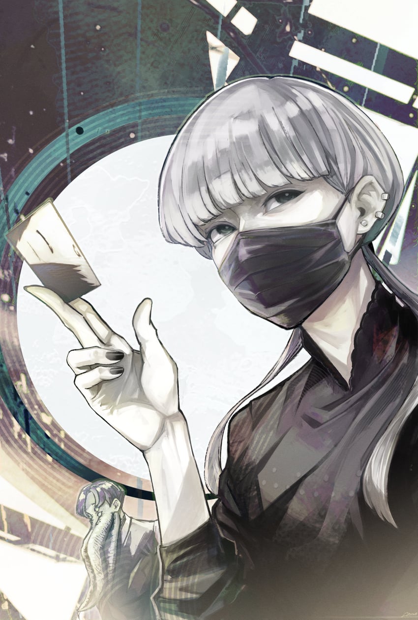 kurohara tokio, ririka umezawa, and ricardo terror (choujin x) drawn