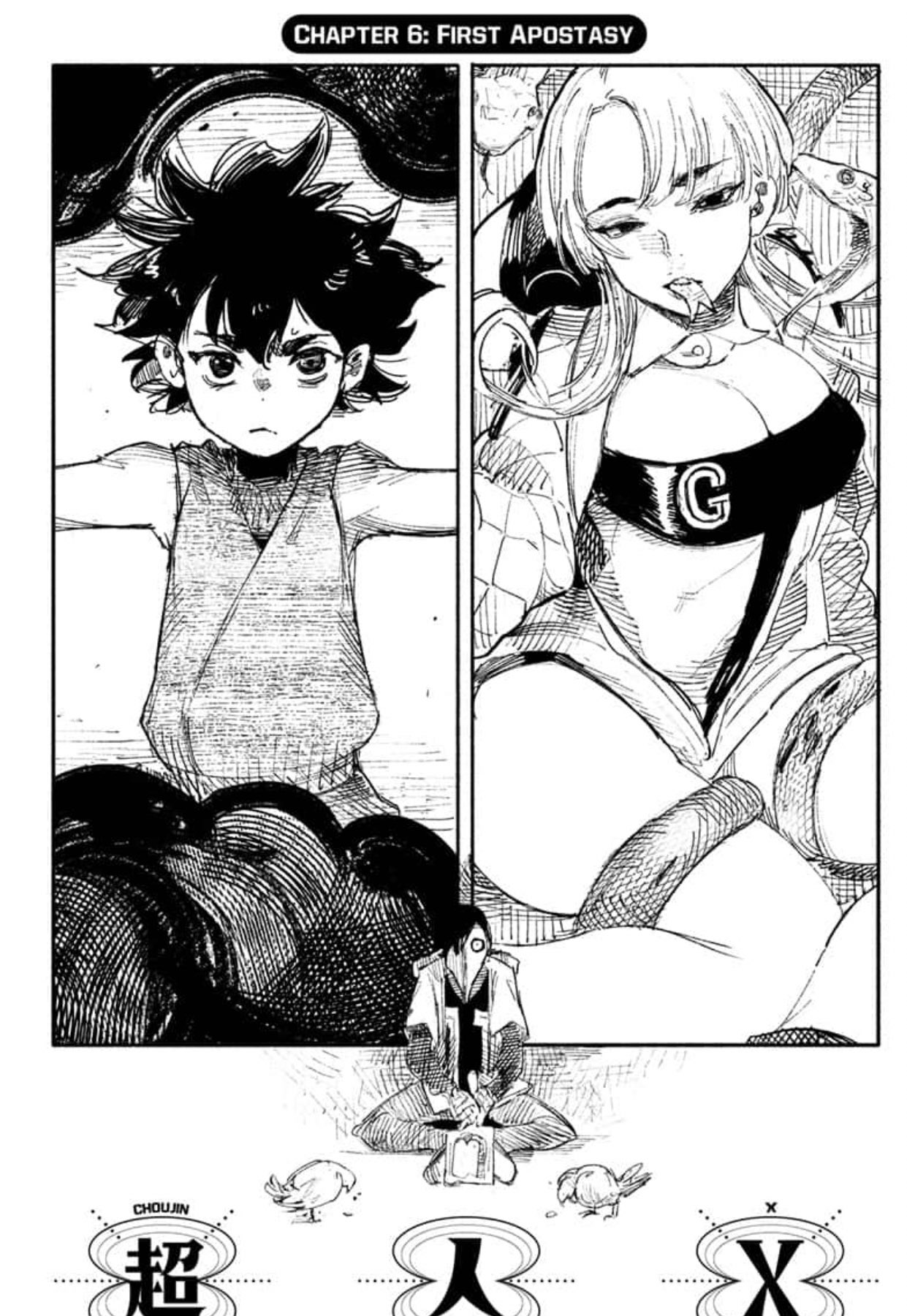 Choujin X X chapter 6 is officially out now in English! Read on Viz: Or Manga Plus