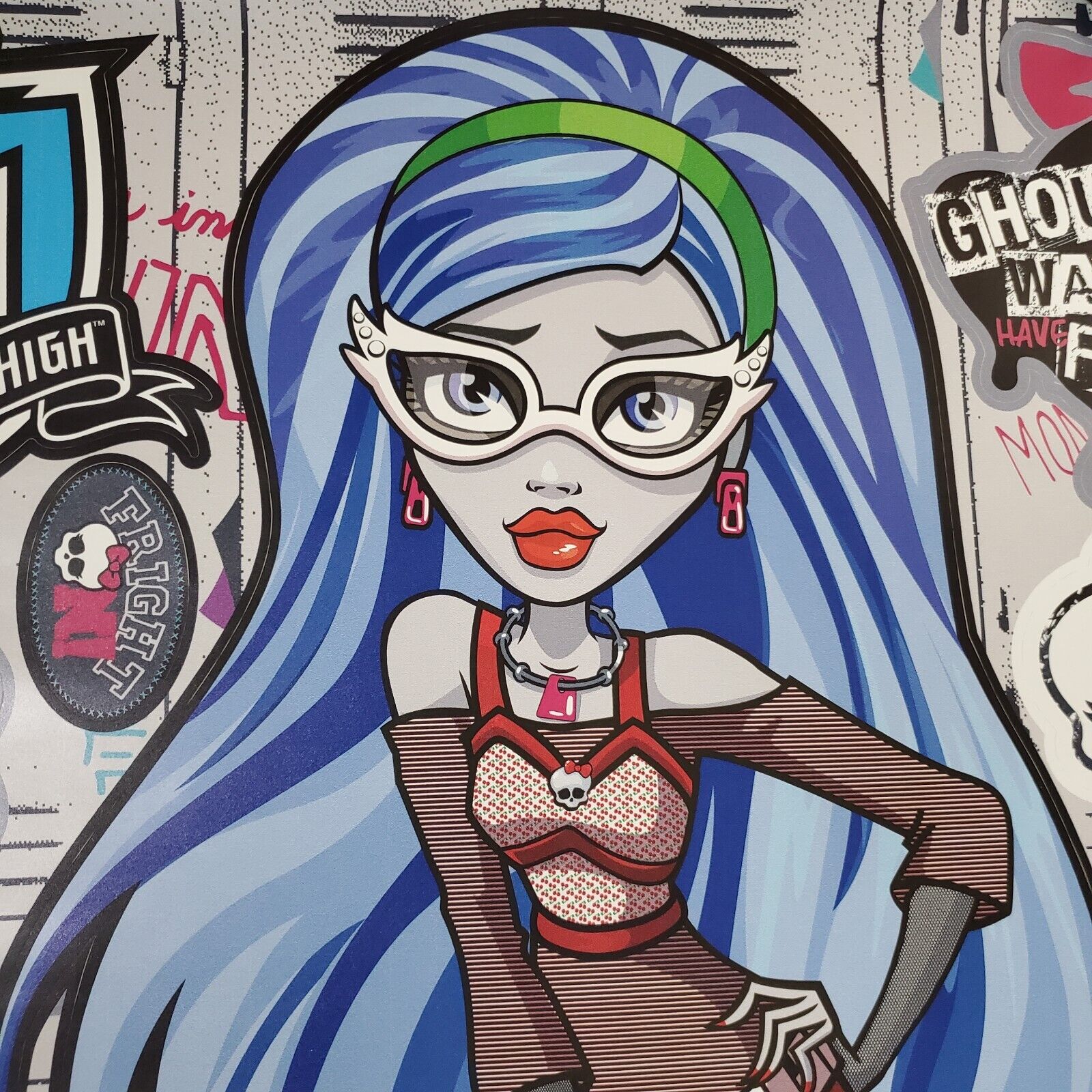 Monster High Ghoulia Yelps 39&; Tall Wall Decal Stickers Fathead Poster