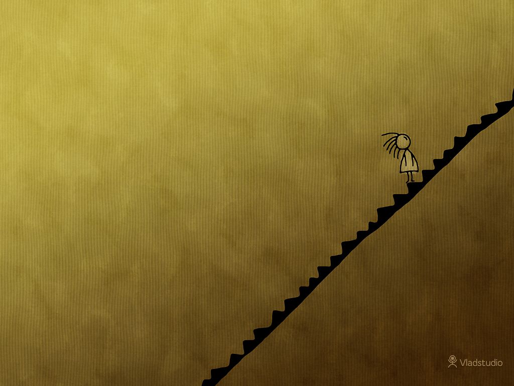 Up or Down? · Vladstudio · free desktop wallpaper, widescreen, 2 monitors, 3 monitors, iPhone & iPad wallpaper, bac. Wallpaper, Tribal drawings, Stone engraving