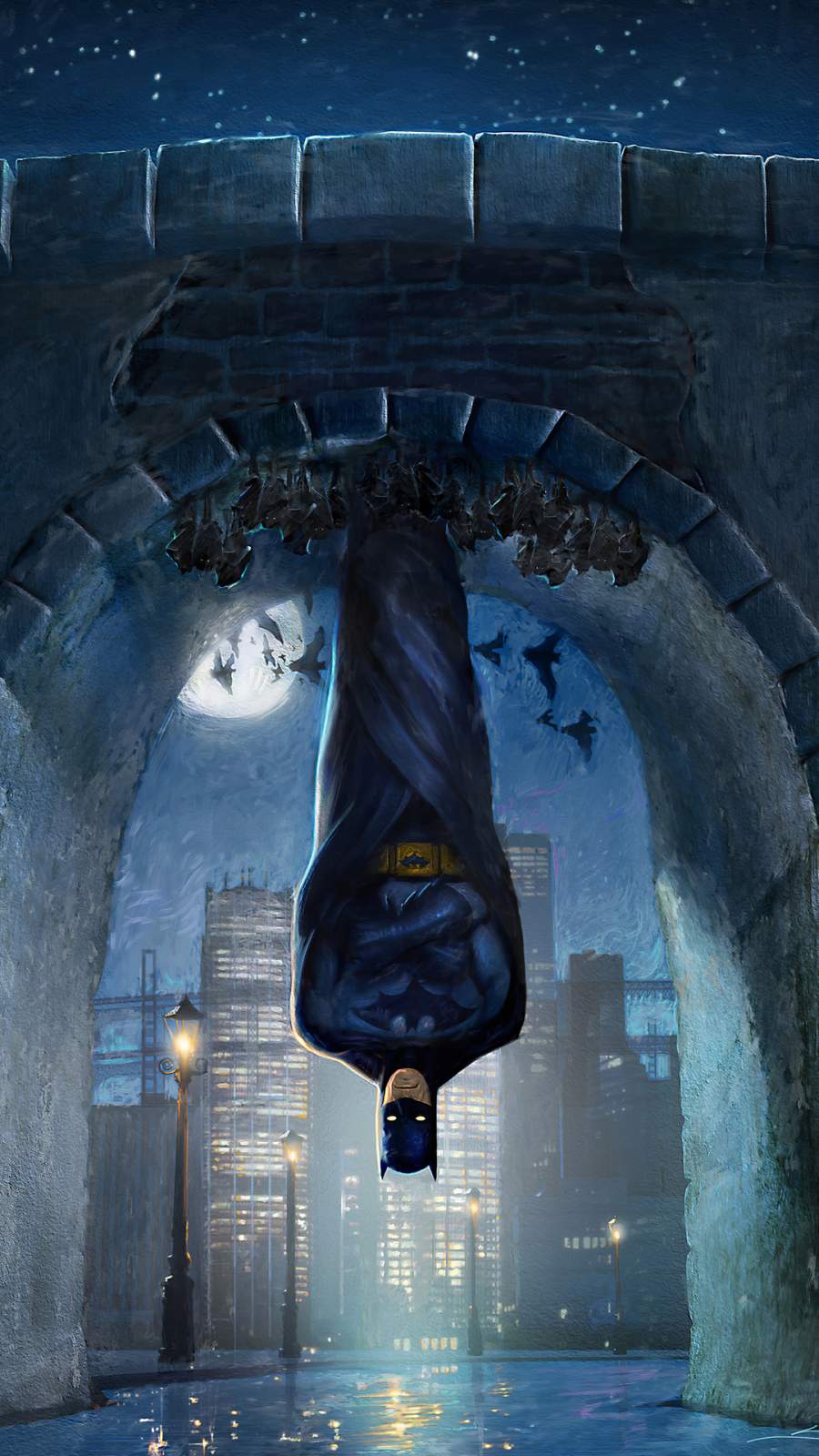 Batman Up Side Down IPhone Wallpaper Wallpaper, iPhone Wallpaper