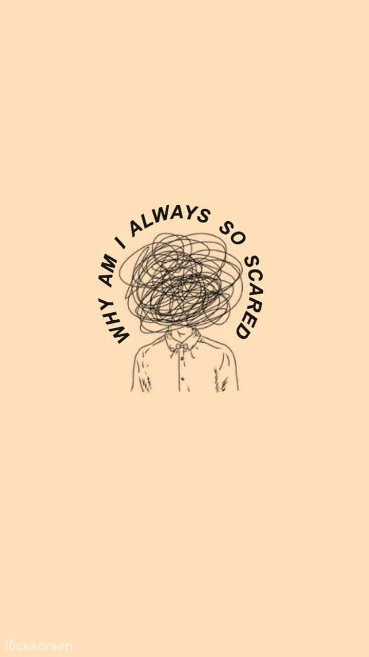 Download Aesthetic Doodles Scribble Head Wallpaper