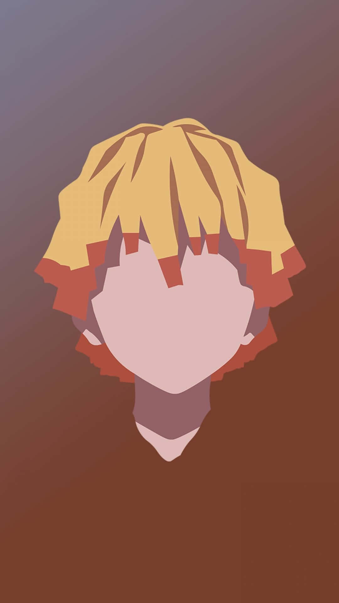 Download Vector Art Of Zenitsu Minimal Anime Wallpaper