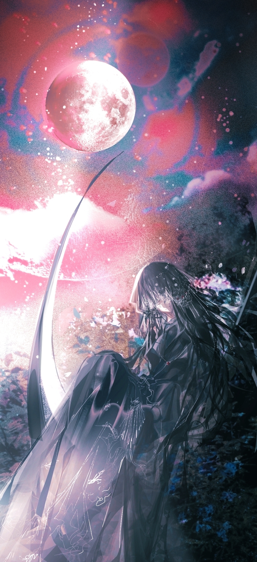 evernight goddess (lord of the mysteries) drawn