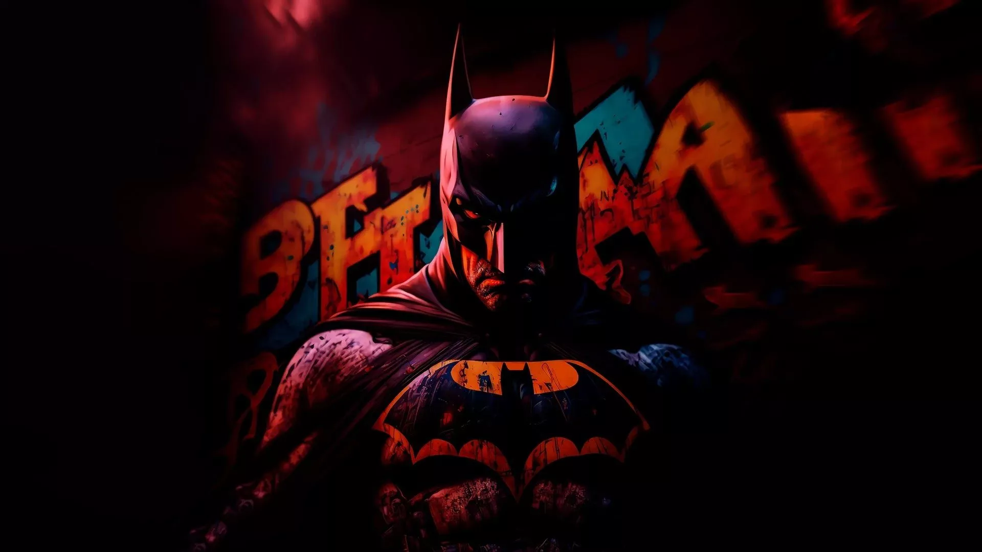 4K AI Generated Batman Background