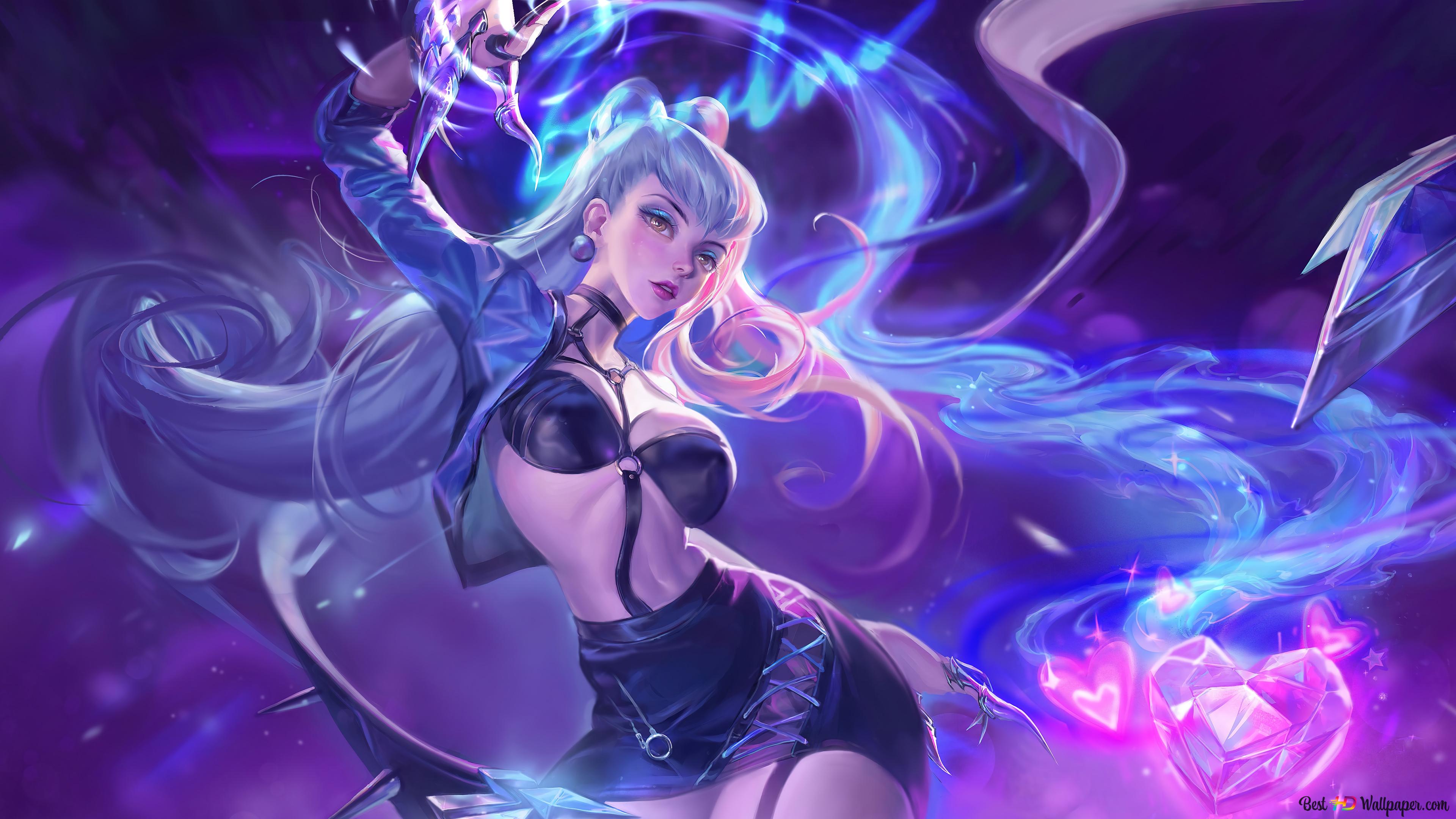 K DA Evelynn Of Legends [LOL] 4K Wallpaper Download