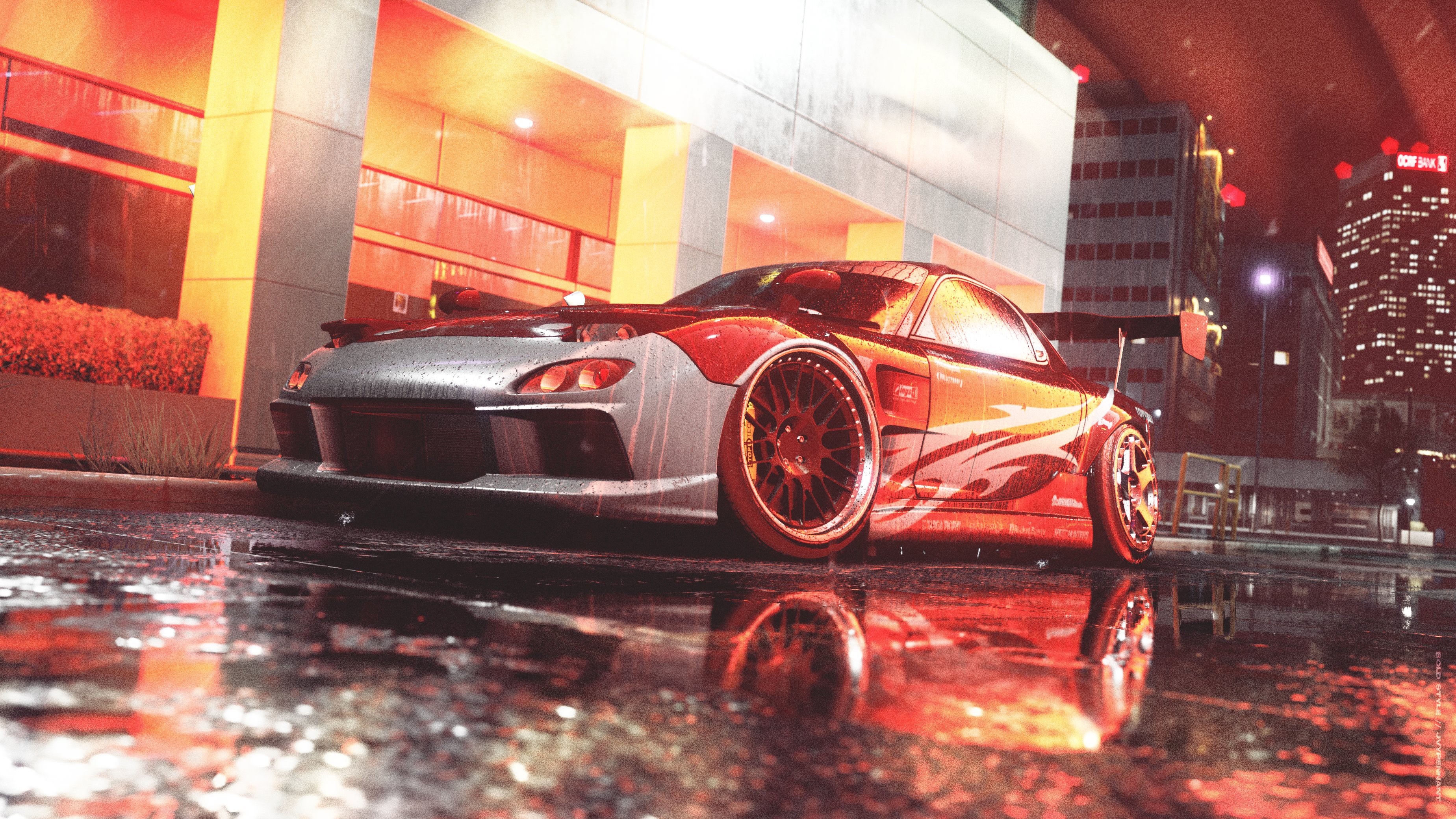 Wallpaper / mazda, cars, artist, artwork, digital art, hd, 4k free download