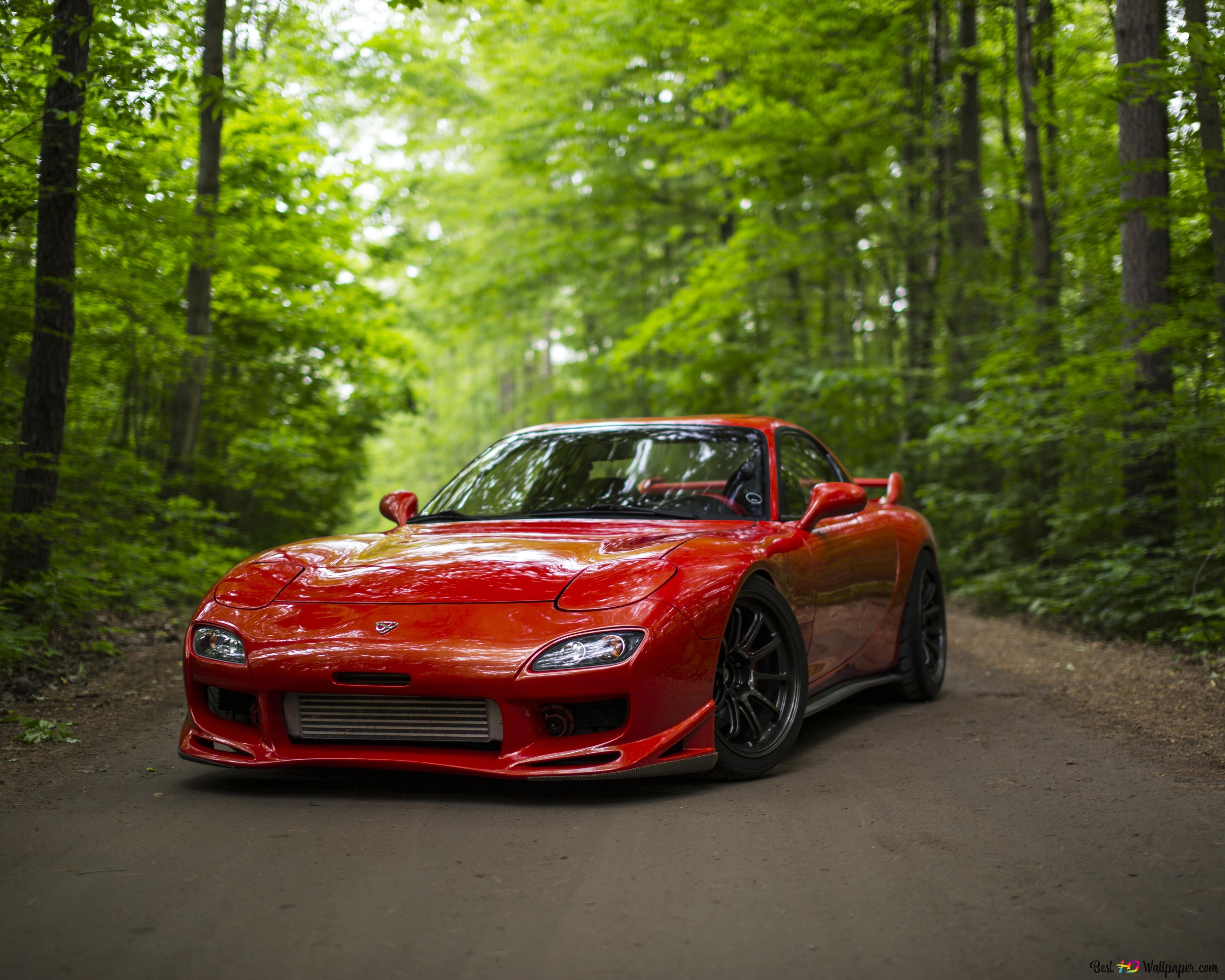 Super Car Mazda RX 7 4K Wallpaper Download