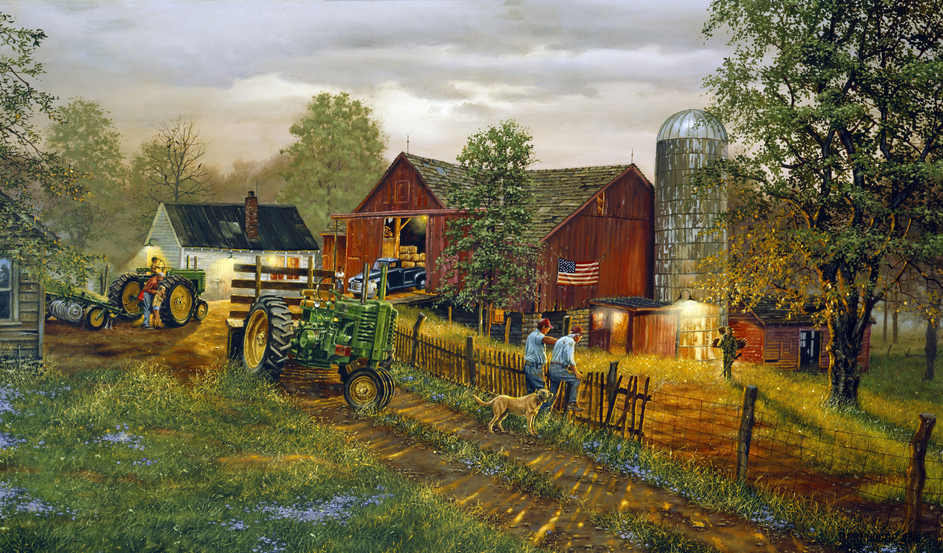 America's Heartland Mural Wallpaper Your Way