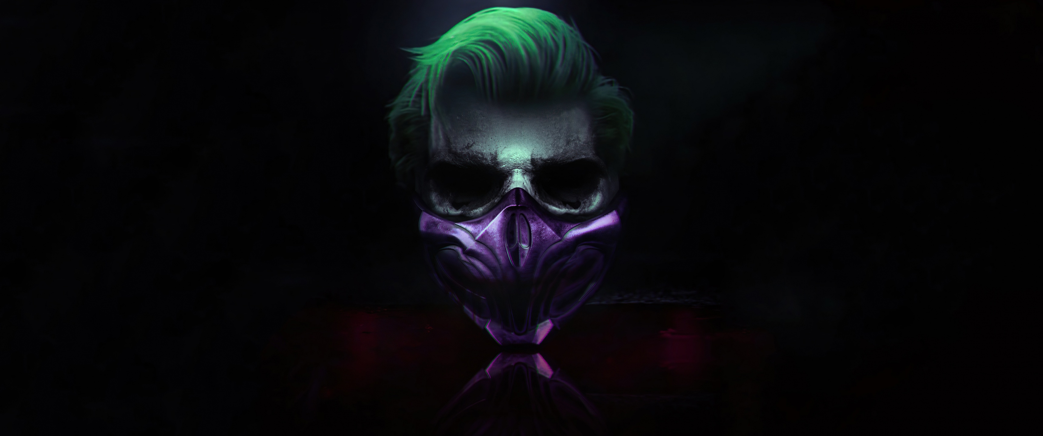 Joker Wallpaper 4K, Mask, Cyberpunk, Graphics CGI