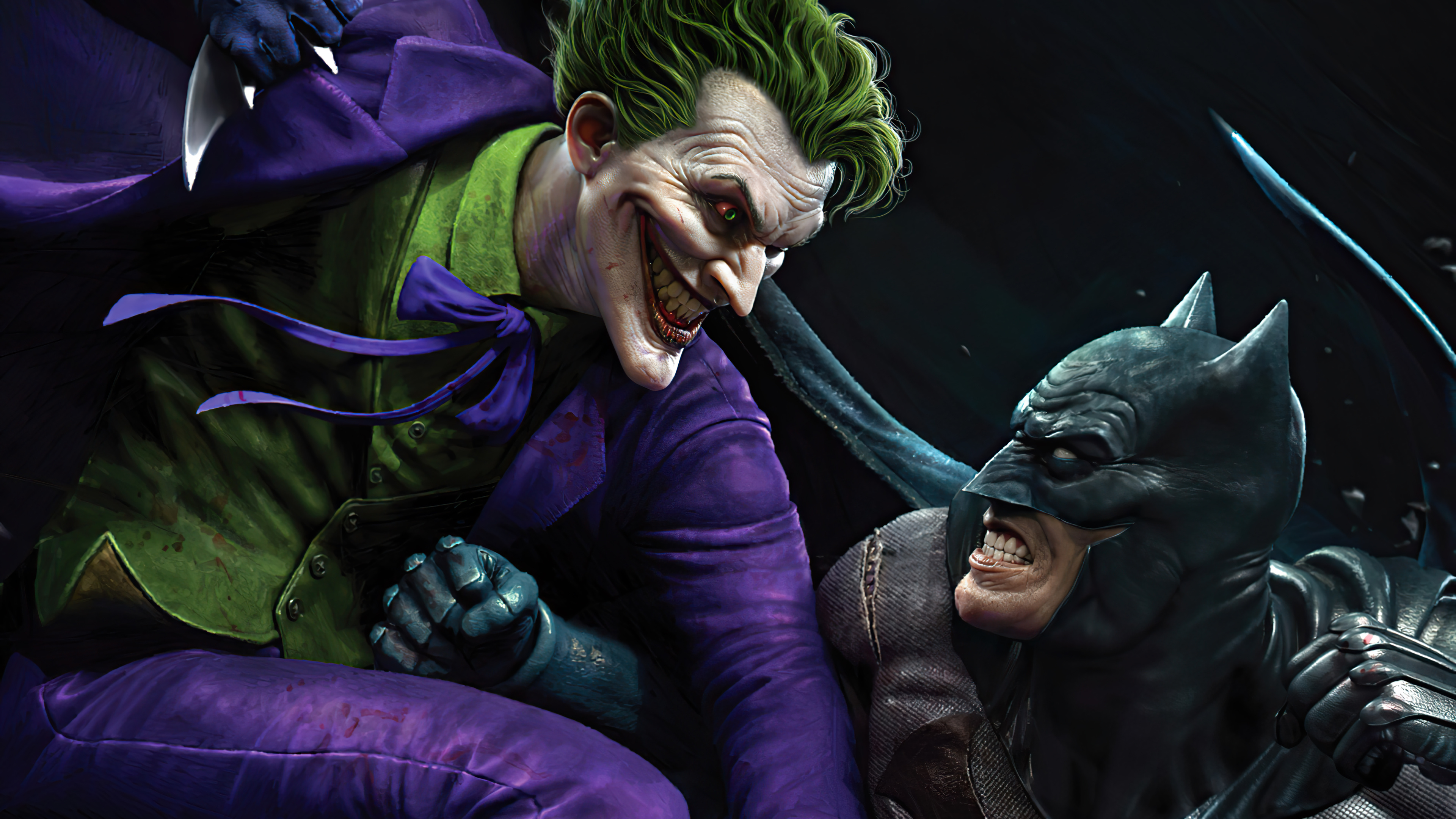 Batman Vs Joker Computer Wallpaper