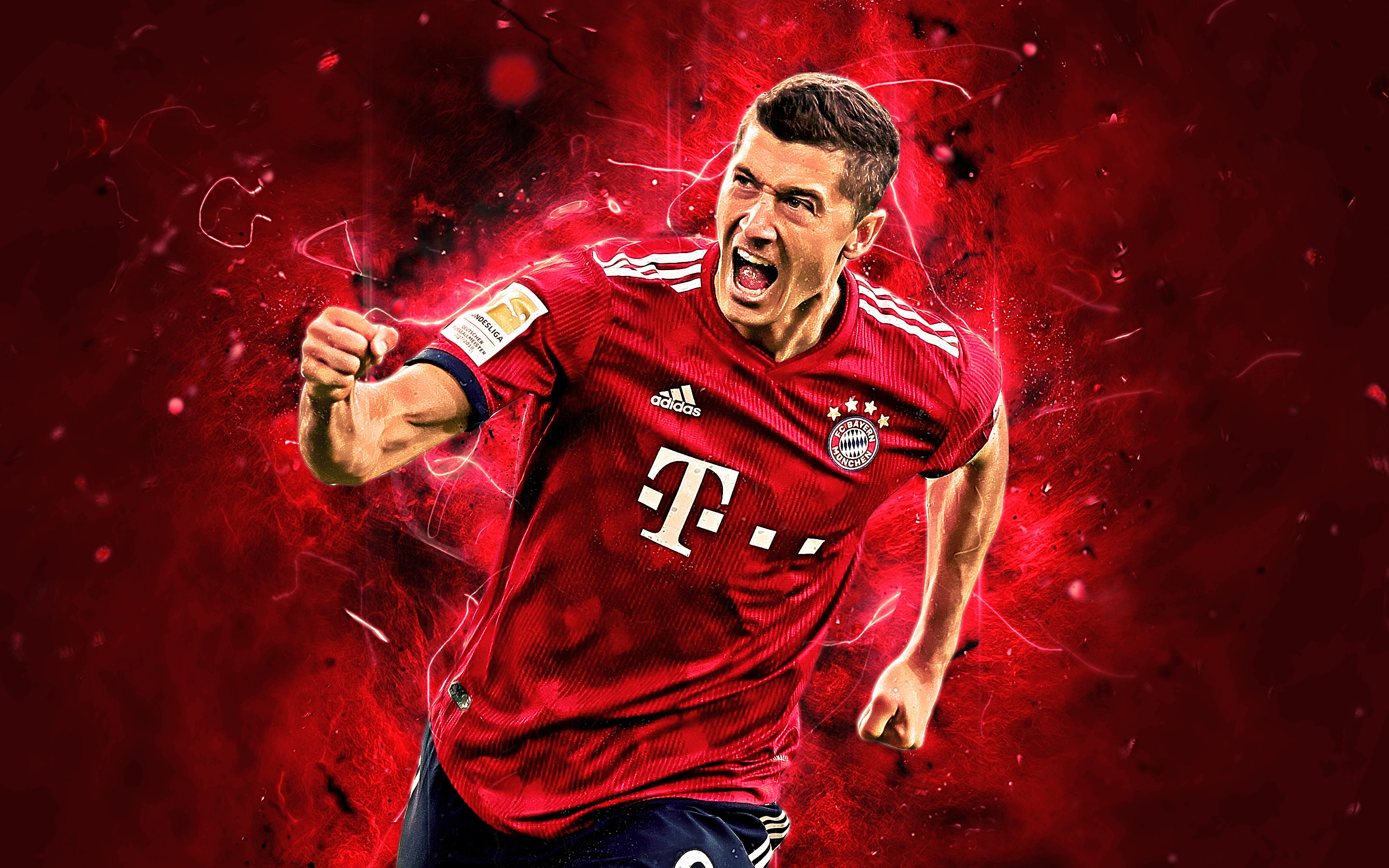 Robert Lewandowski 1080P, 2k, 4k HD wallpaper, background free download