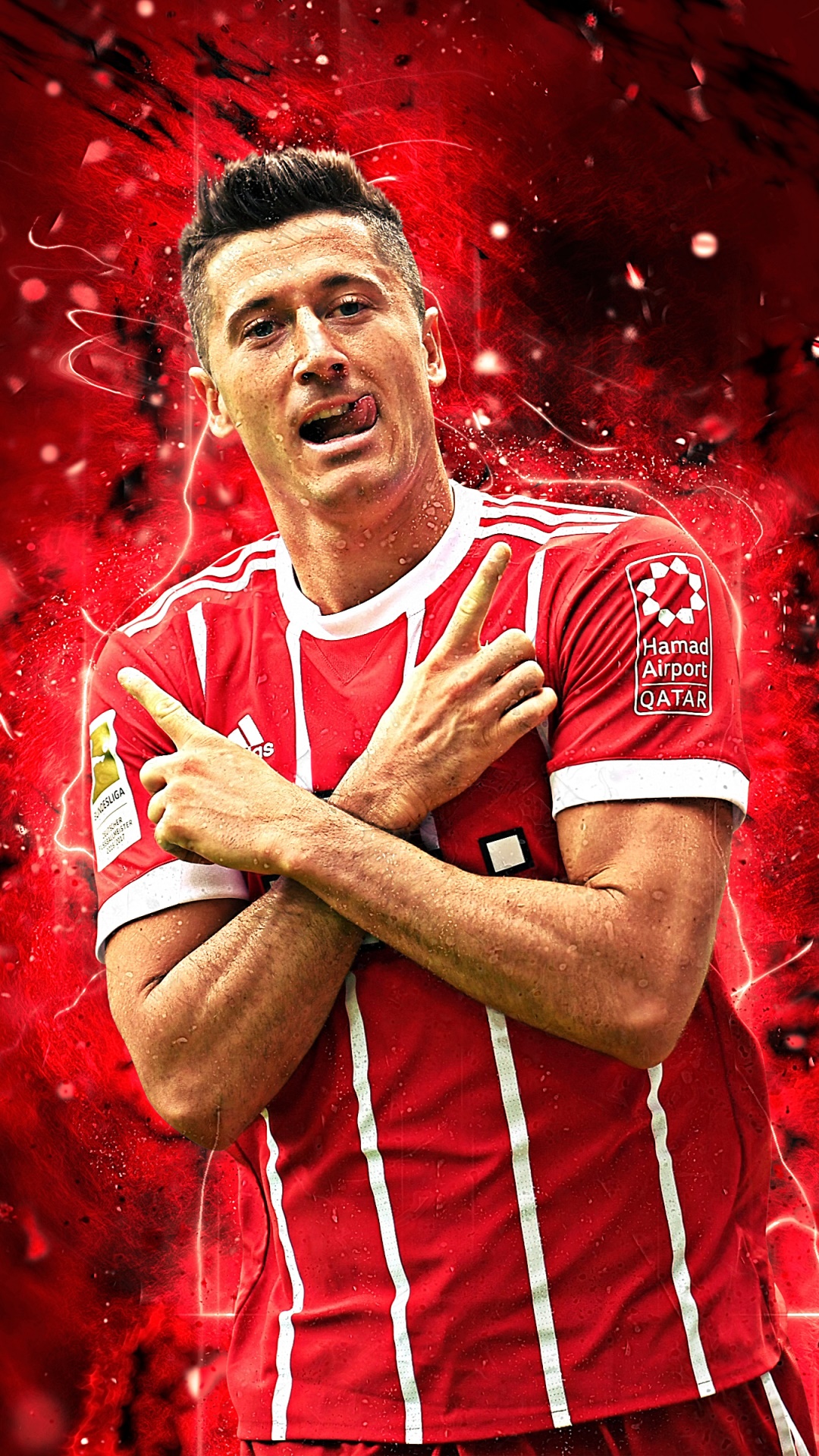 Sports Robert Lewandowski, Soccer, Polish, FC Bayern Munich, 1080x1920 Phone HD Wallpaper