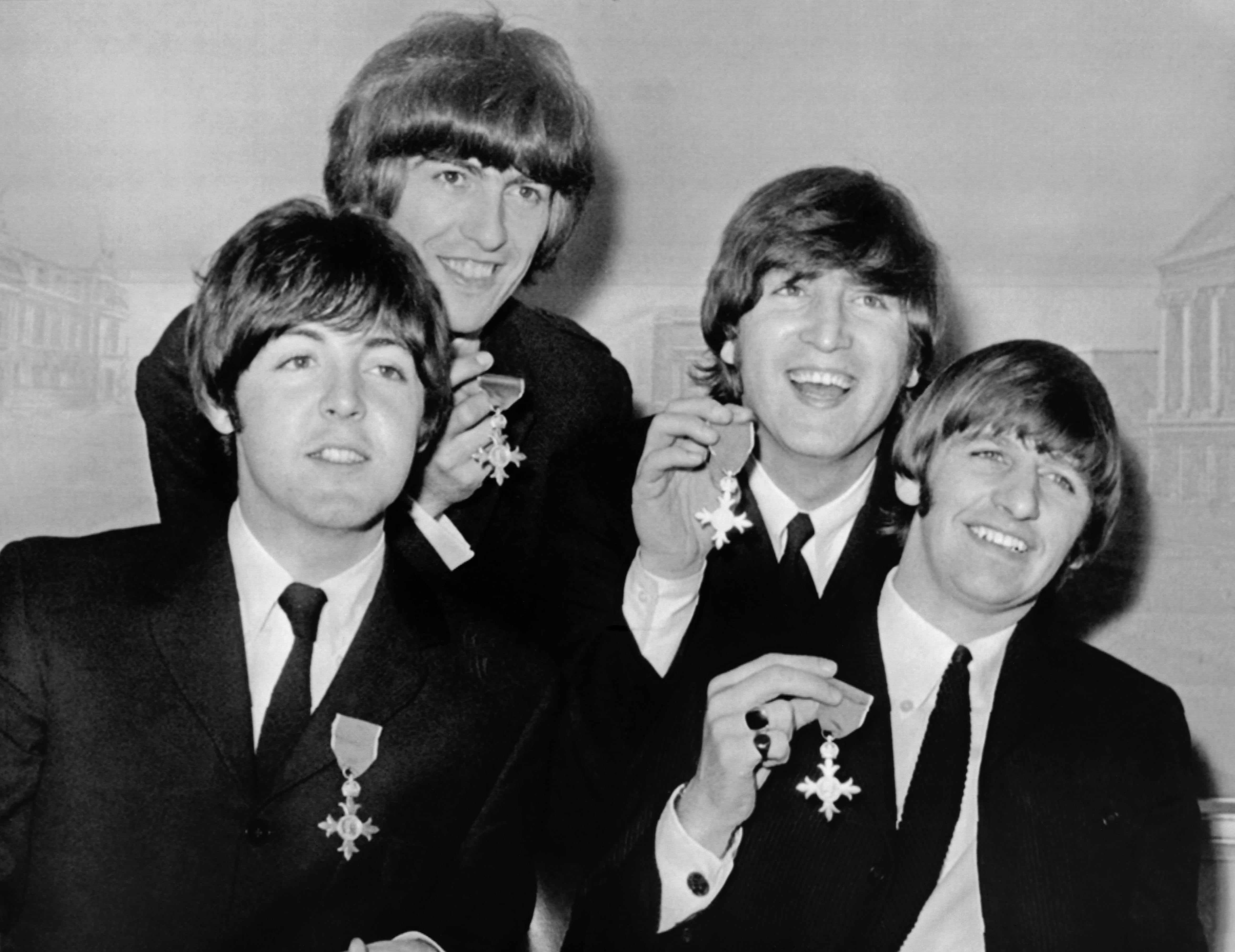 Wallpaper / The Beatles, Paul McCartney, John Lennon, Ringo Starr, George Harrison, 4K free download
