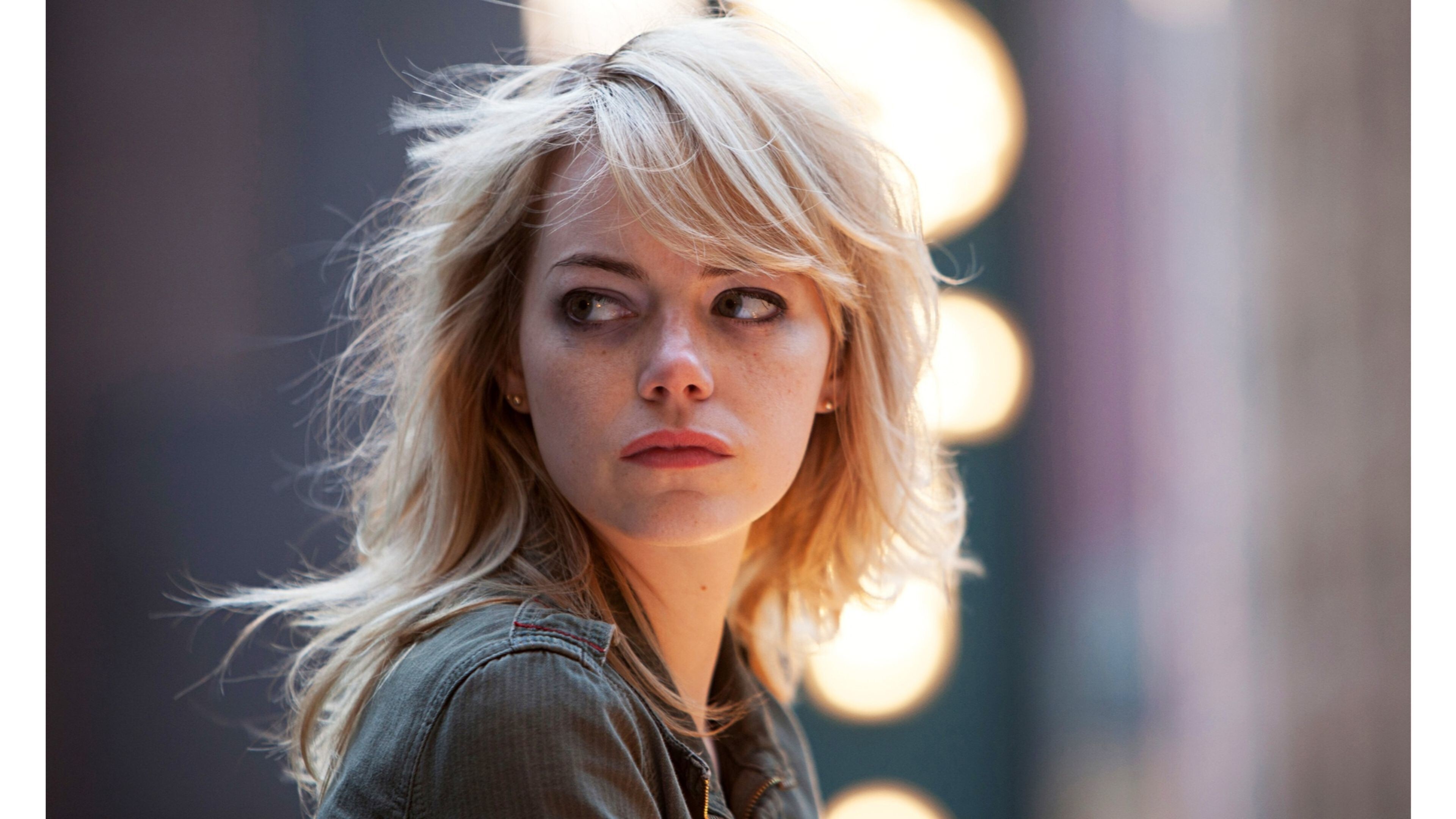American Actress Emma Stone Beautiful Look 4K Photo