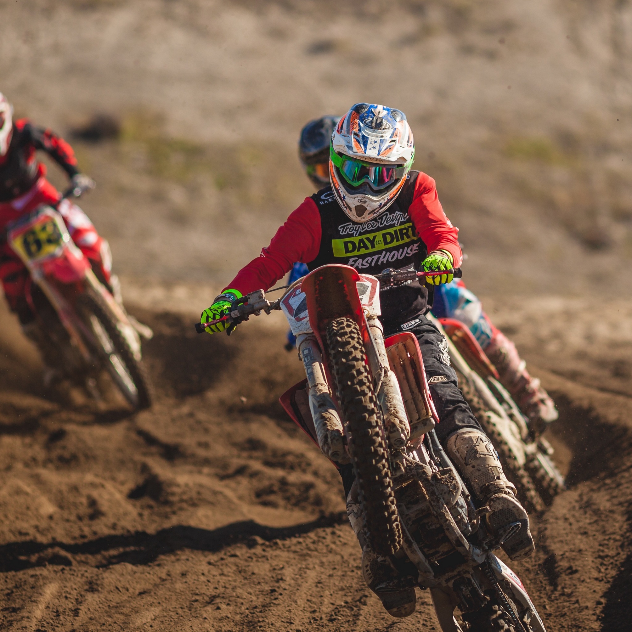 Wallpaper 4k dirt bike, motorcycle, dirt, racing 4k Wallpaper