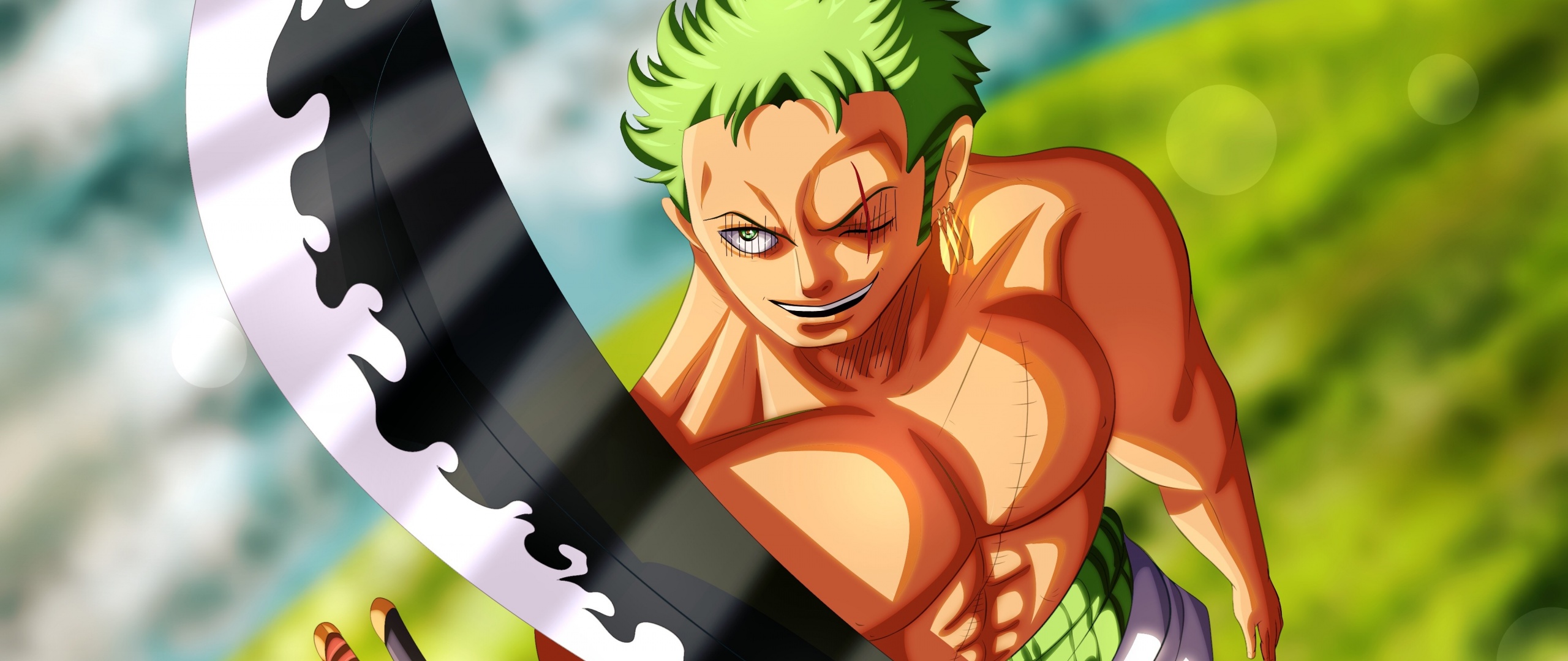 Roronoa Zoro Wallpaper 4K, One Piece