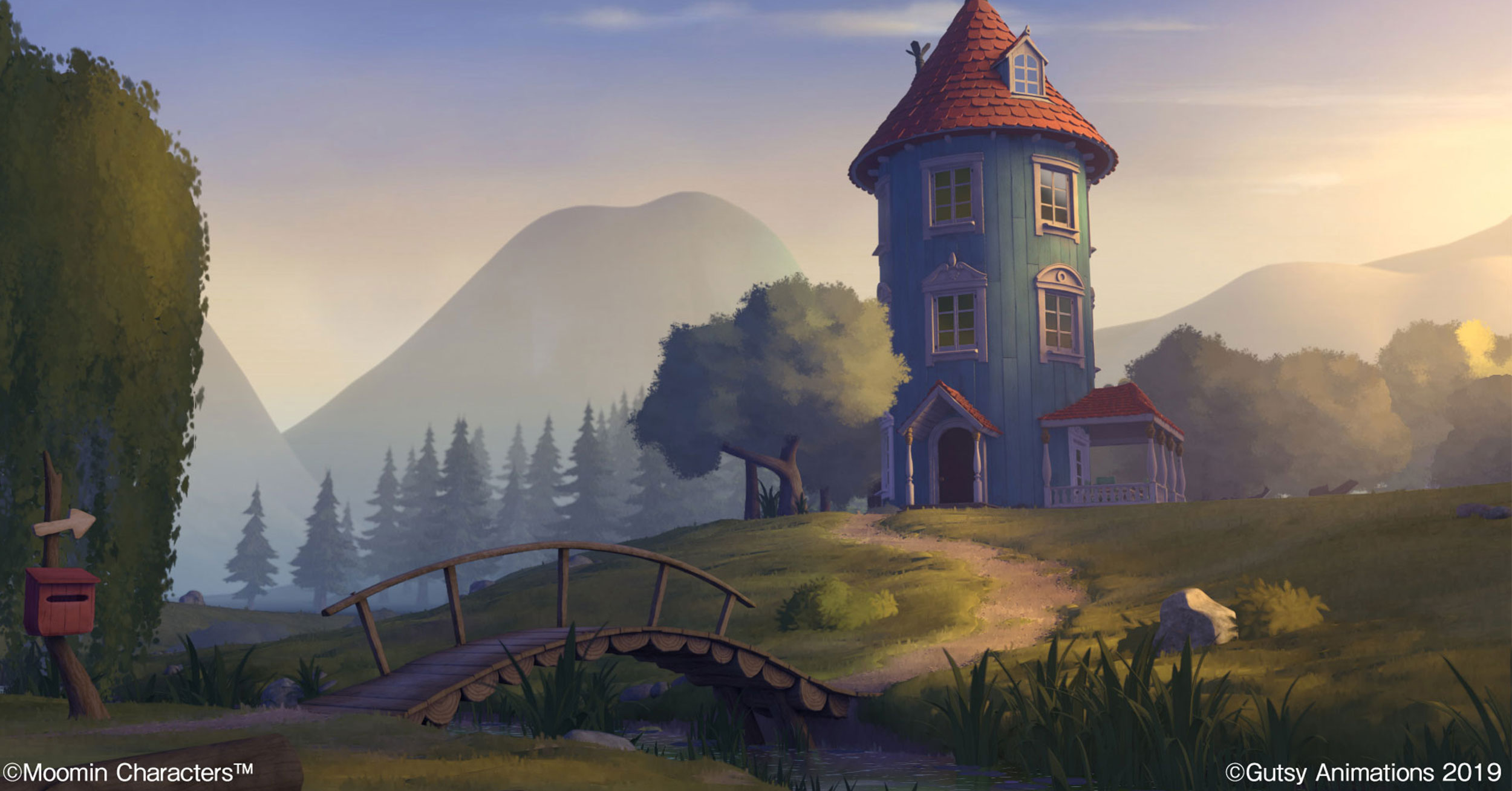 Moominvalley background: download yours for your next video call