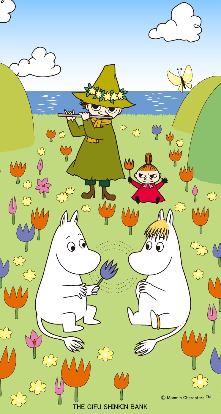 moomin wallpaper, moomin, tove jansson