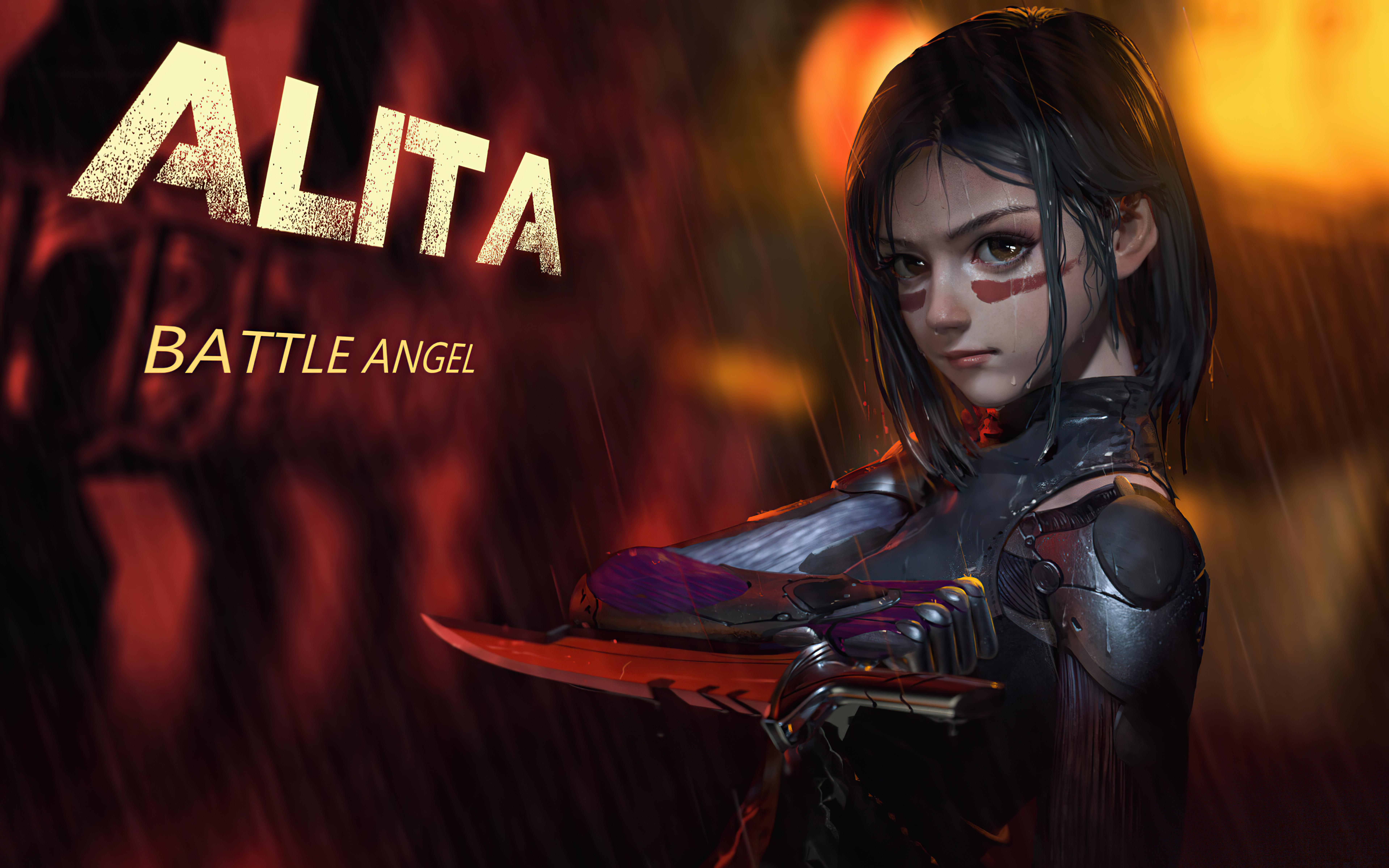 Alita 4K wallpaper for your desktop or mobile screen free and easy to download