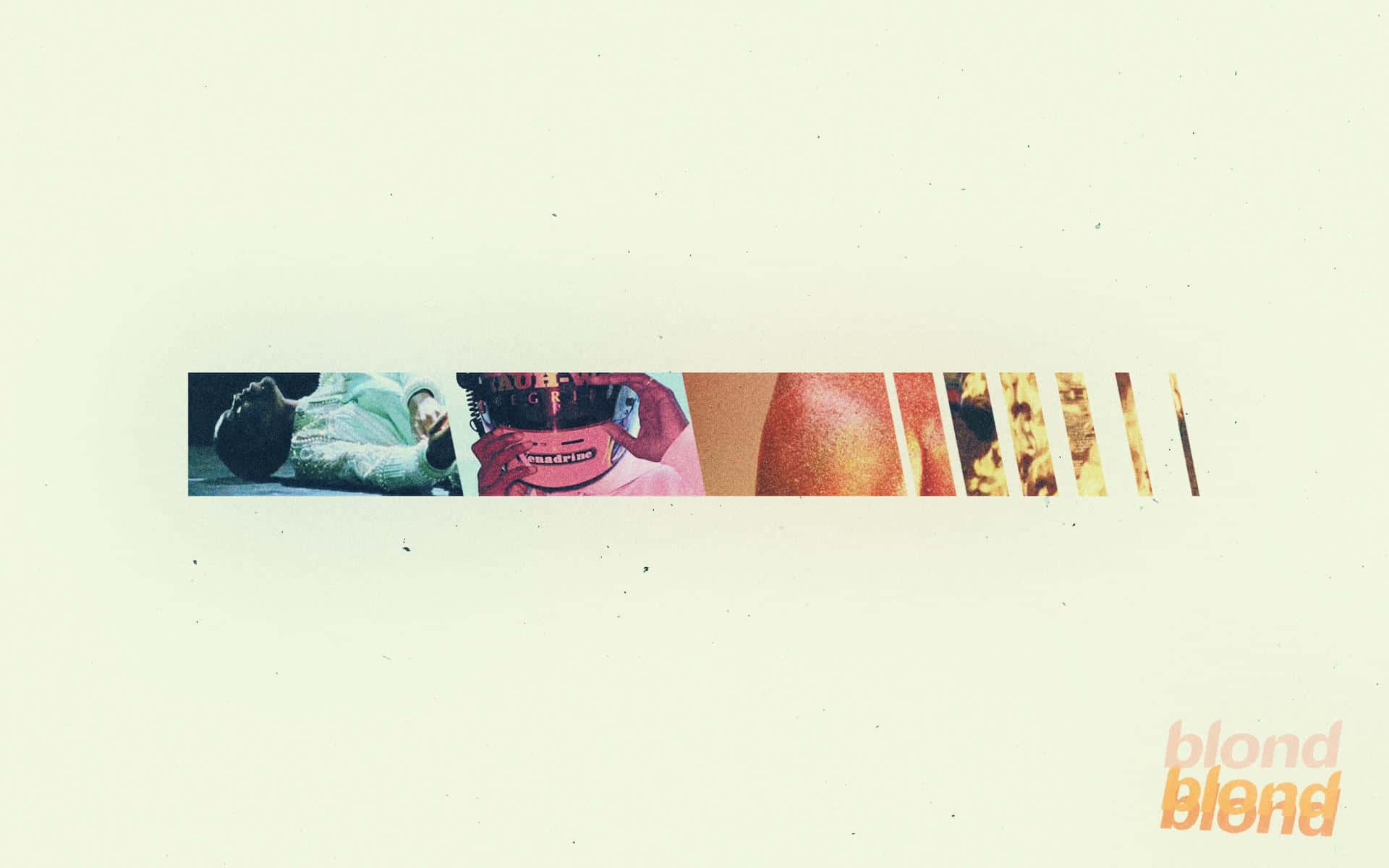 Download Frank Ocean proudly displaying his laptop. Wallpaper