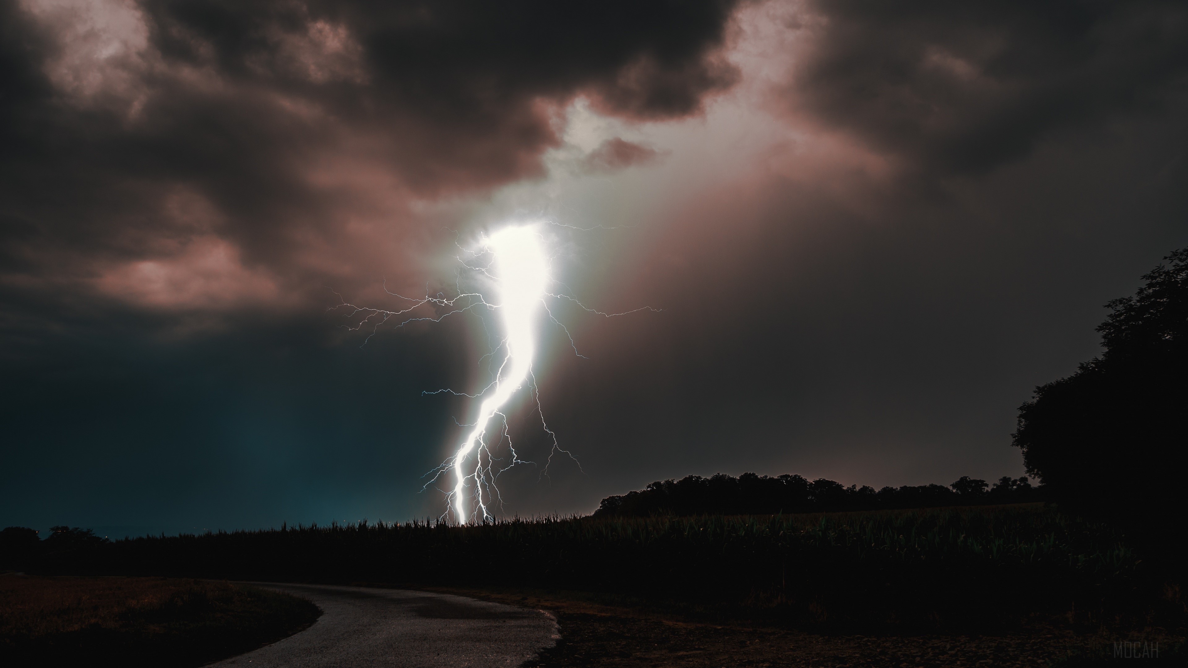 Cloud, Lightning, Night, Storm 4k Gallery HD Wallpaper