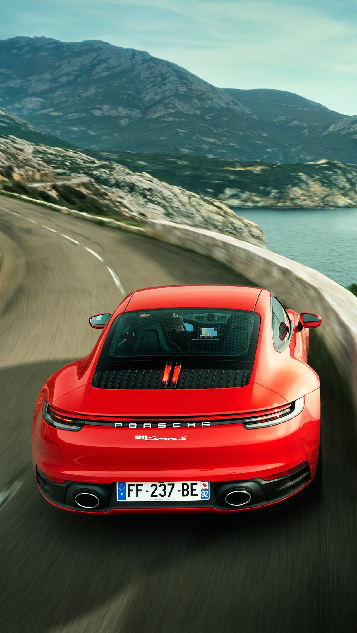 Porsche 911 Carrera S rear Wallpaper 4k for iPhone and Mobile Phone