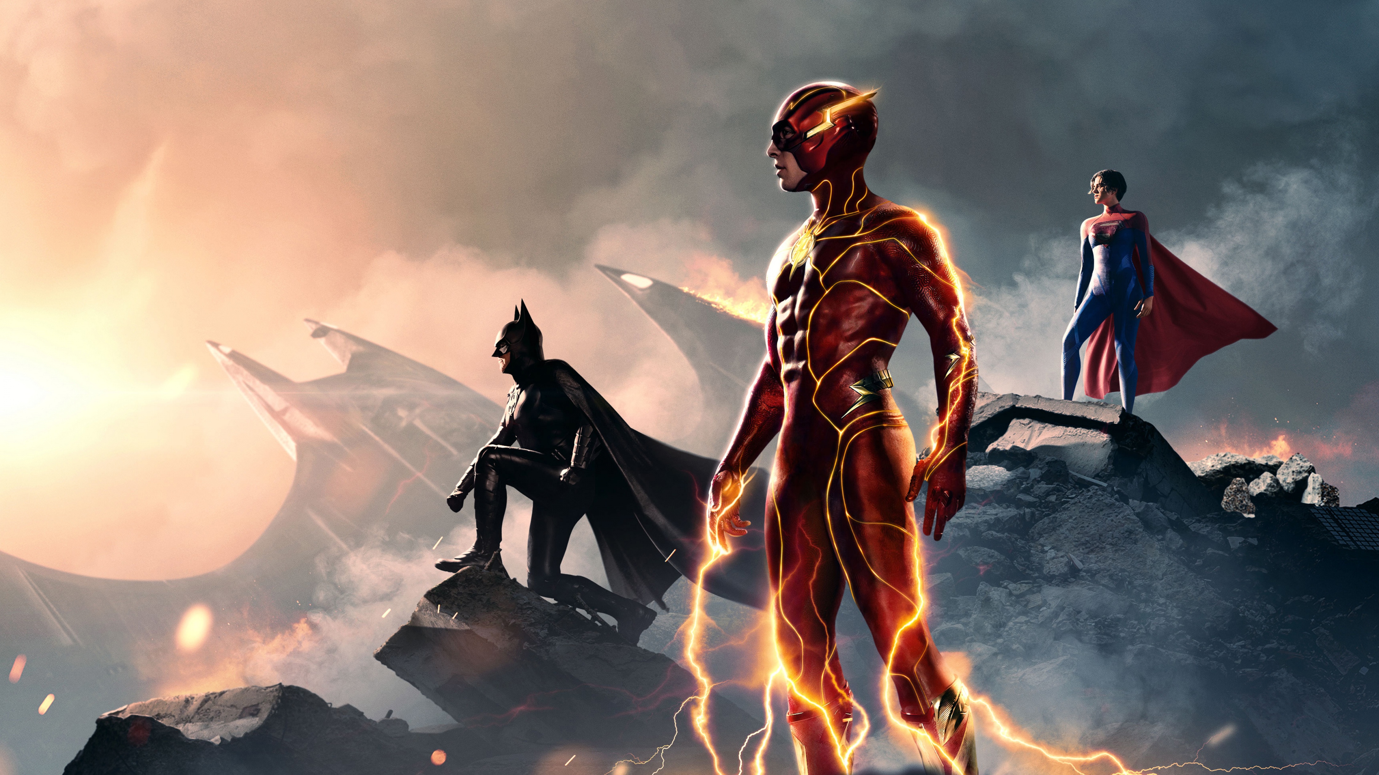 Flash Wallpaper 4K, 2023 Movies, Batman