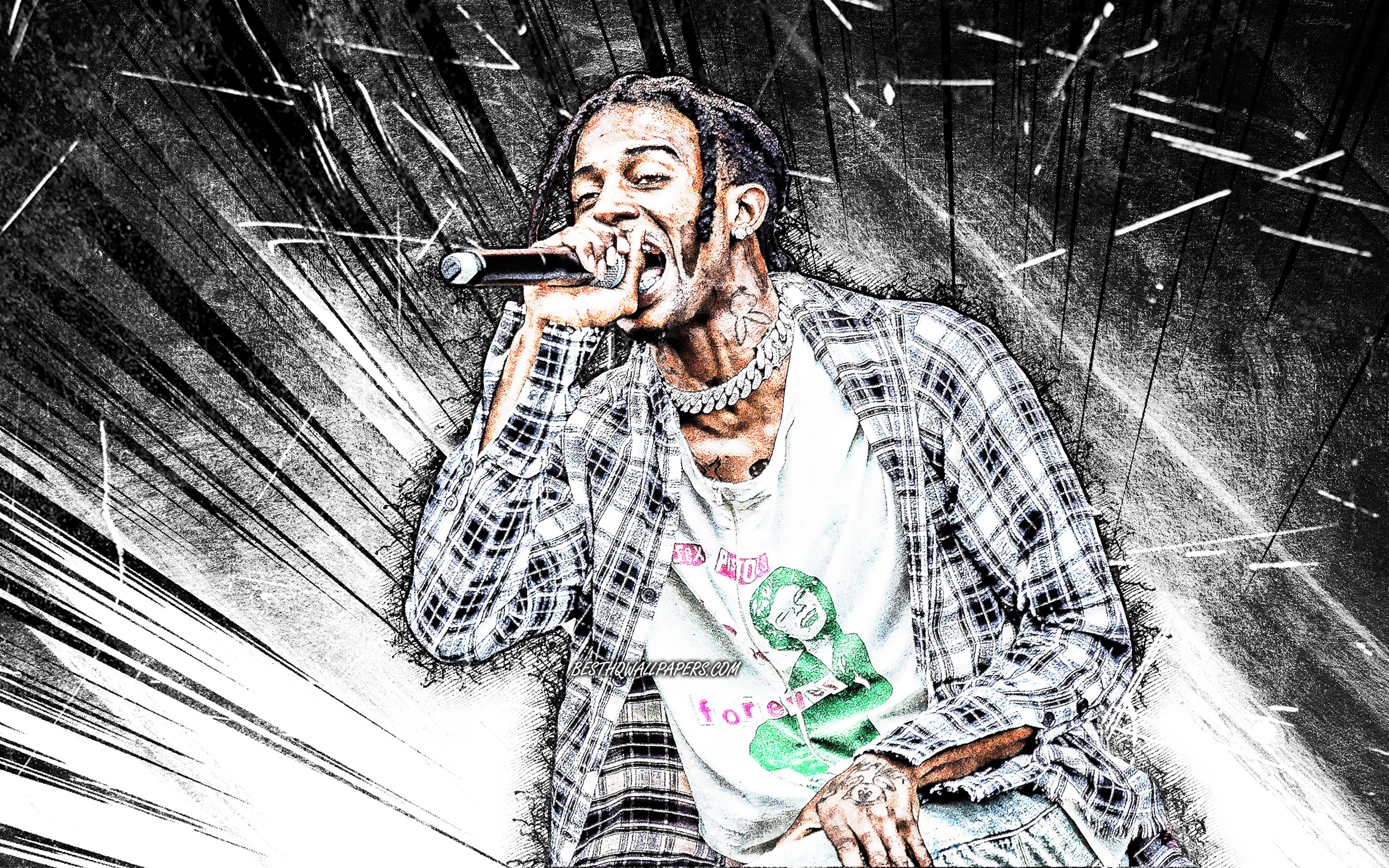 wallpaper 4k, Playboi Carti, grunge