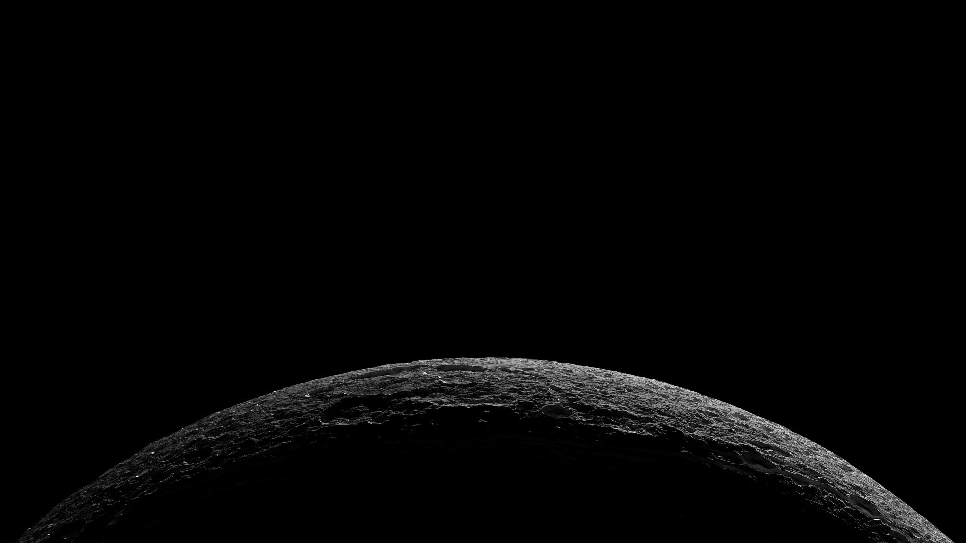 Moon, space, black background, artwork