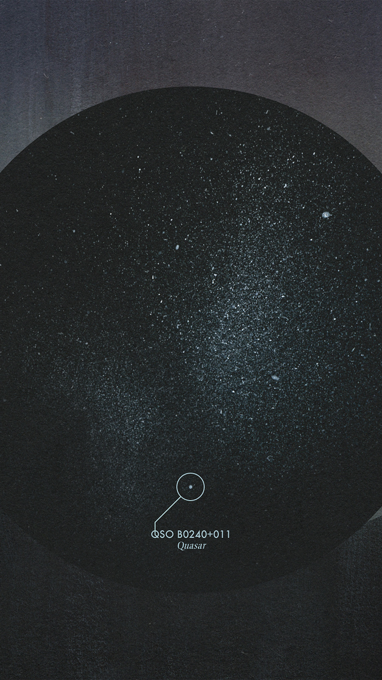 Simple Minimal Space Circle Art