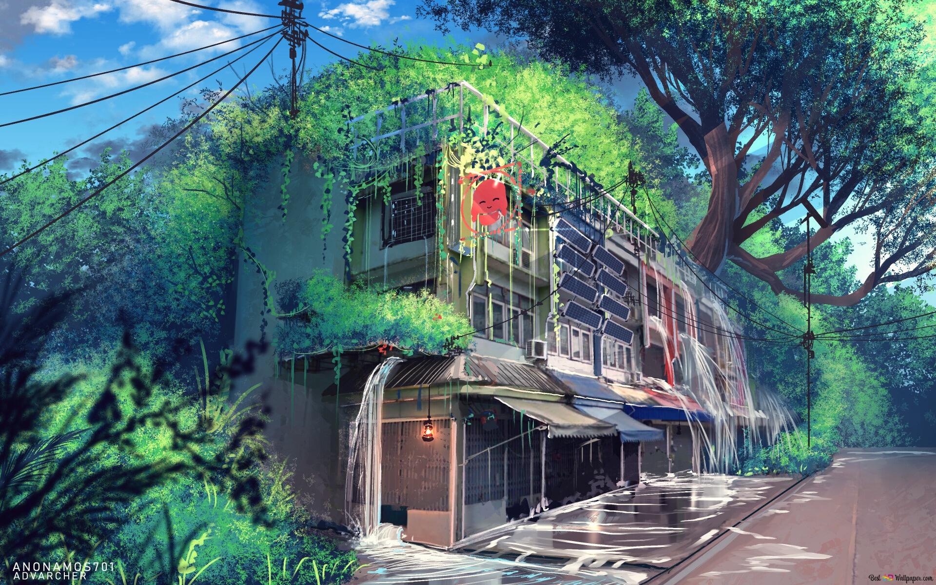 Cafe of the Woods HD wallpaper download