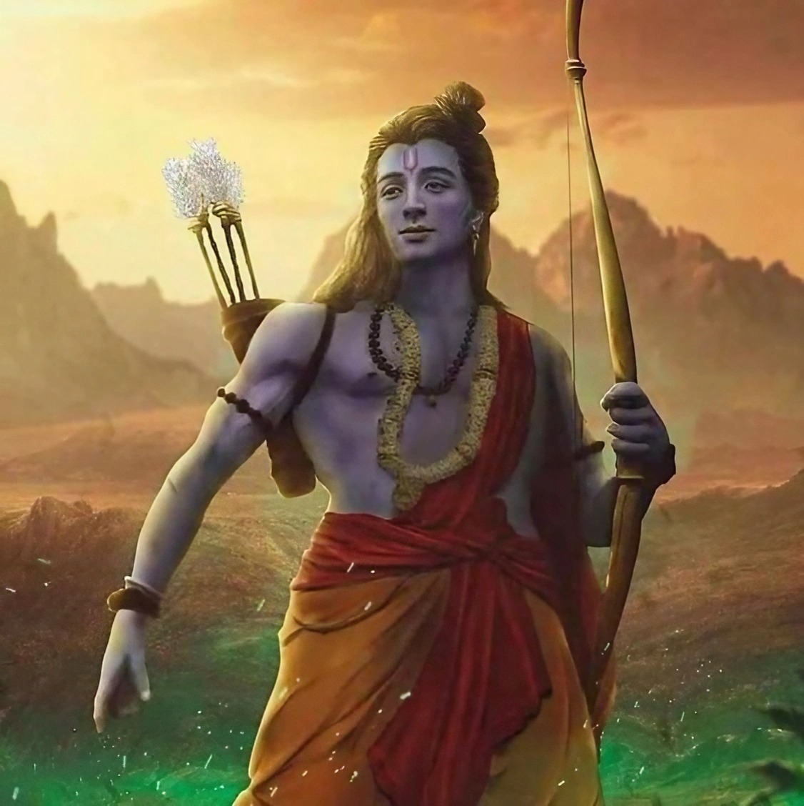 Animated lord ram Wallpaper Download