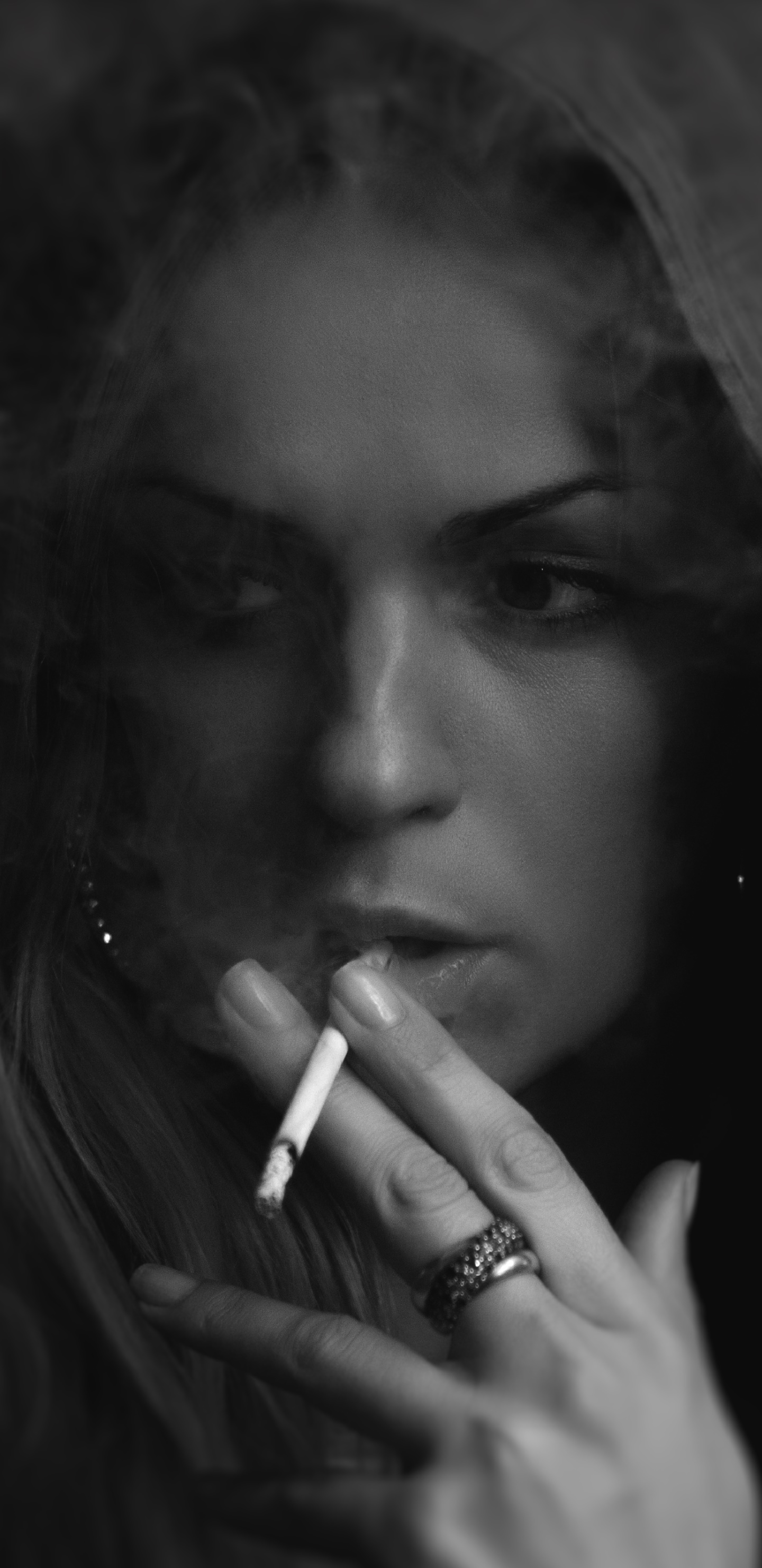 Smoking phone wallpaper 1080P, 2k, 4k