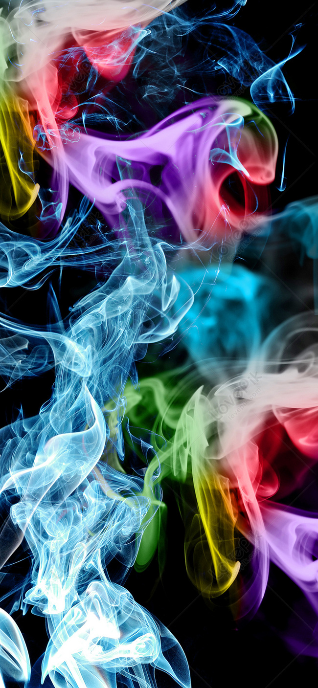 Color Smoke Mobile Phone Wallpaper