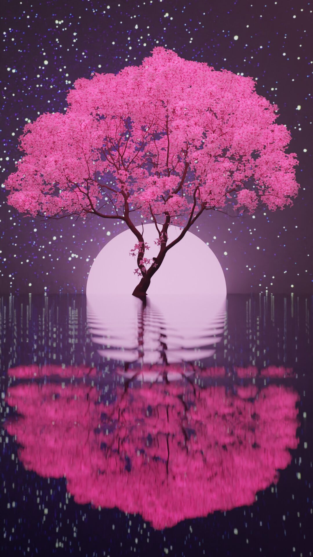 Anime Cherry Blossom iPhone Wallpaper