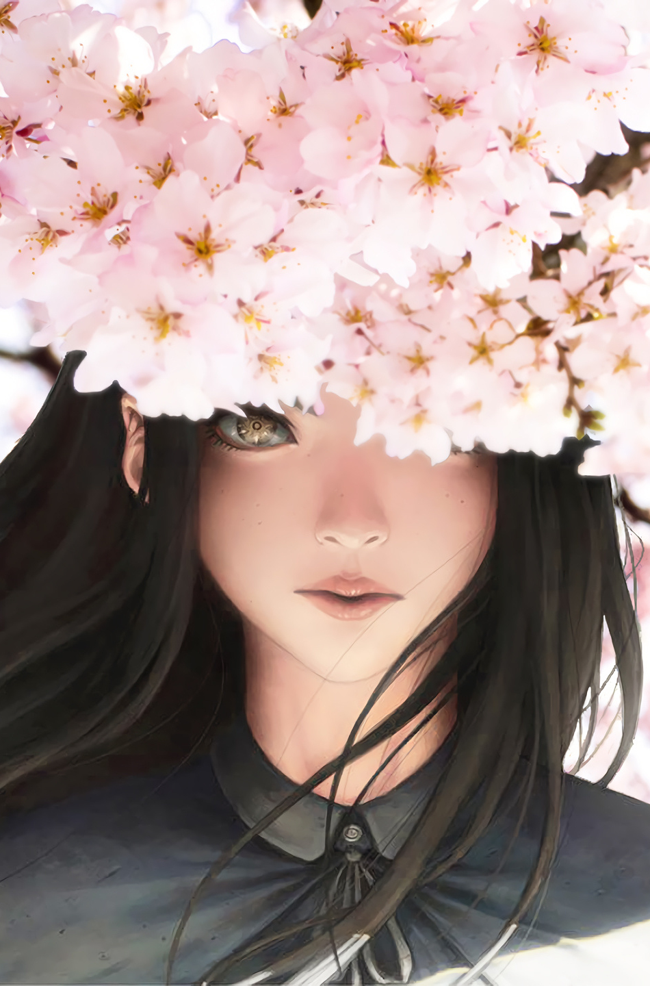 Download wallpaper 950x1534 anime girl