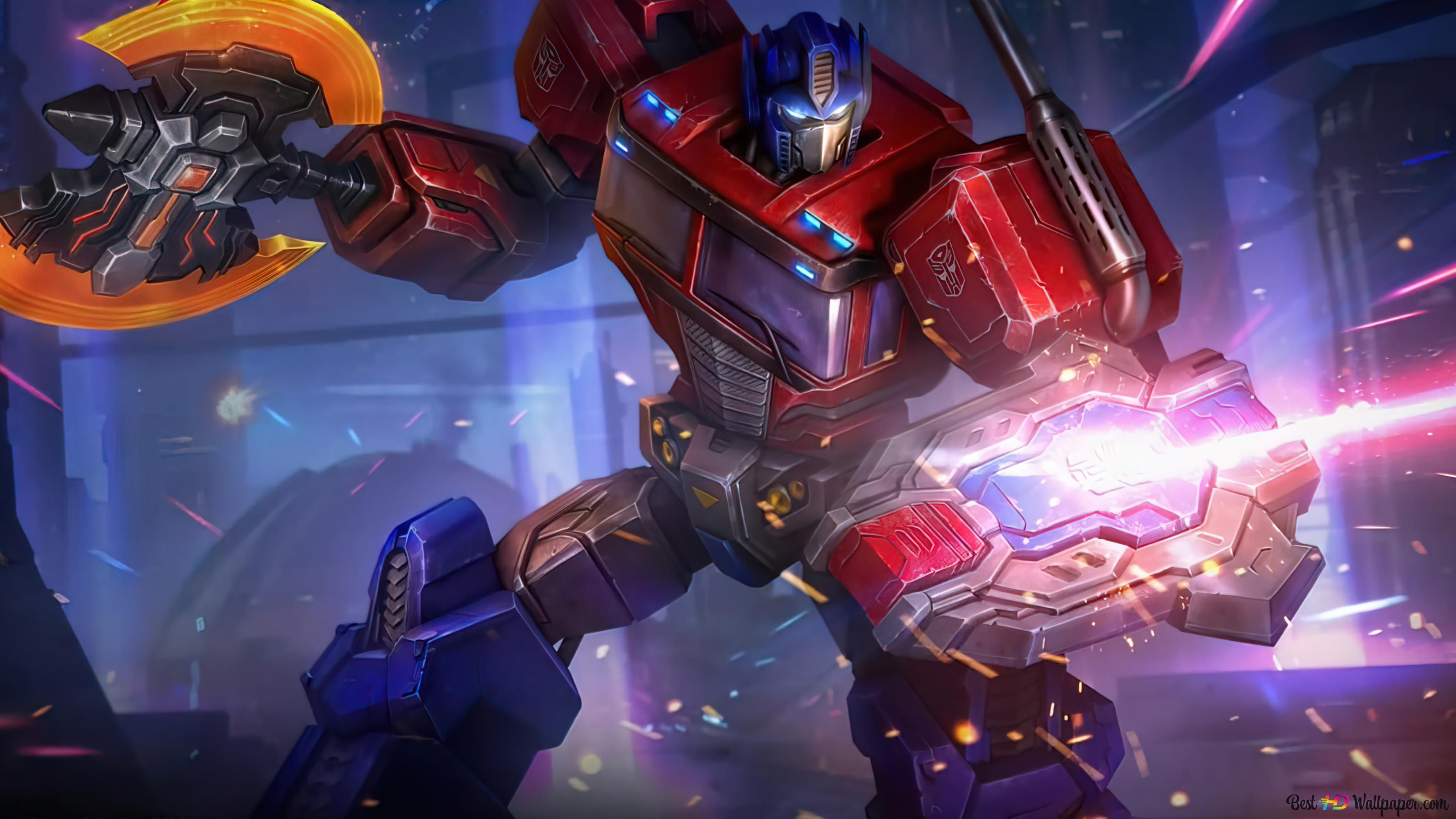 Transformers 'Optimus Prime' Skin Set. Mobile Legends (ML) 4K wallpaper download