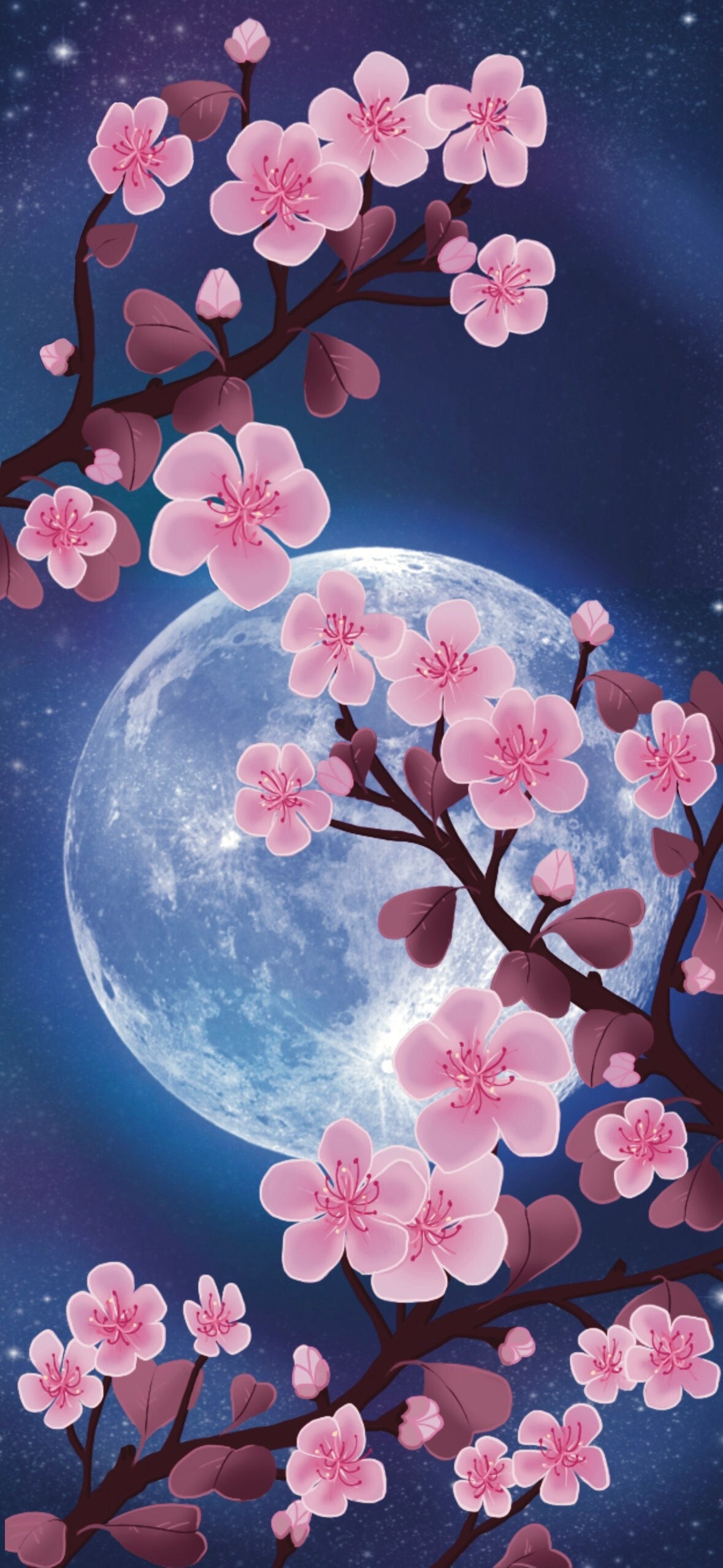 Sakura Flower Phone Wallpaper iPhone