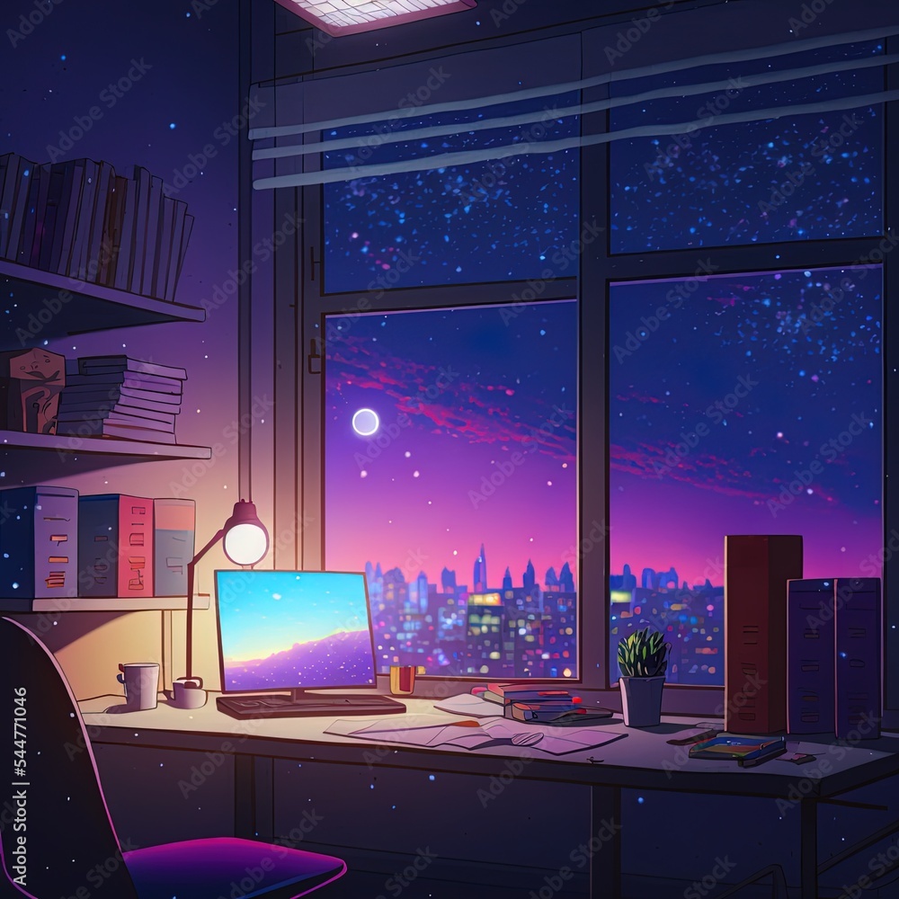 Anime Night View Wallpapers - Wallpaper Cave