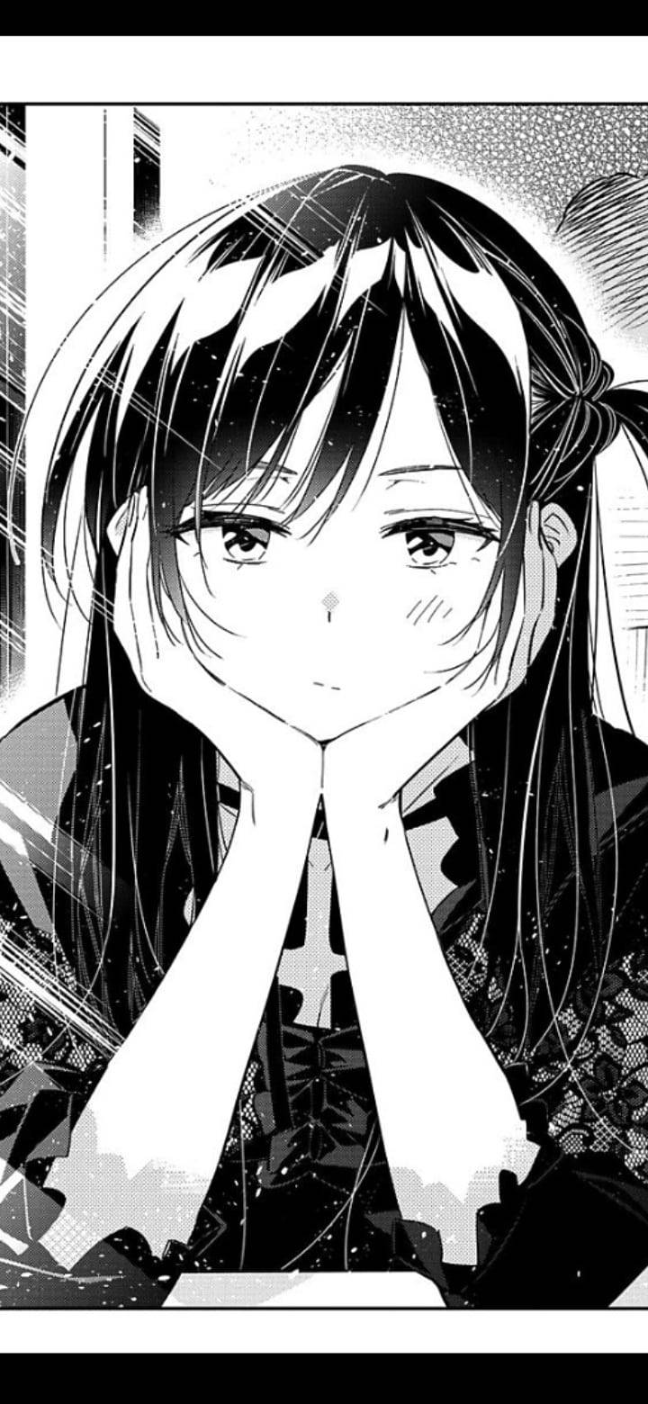 Download Sad Anime Girl Black And White Manga Strip Wallpaper